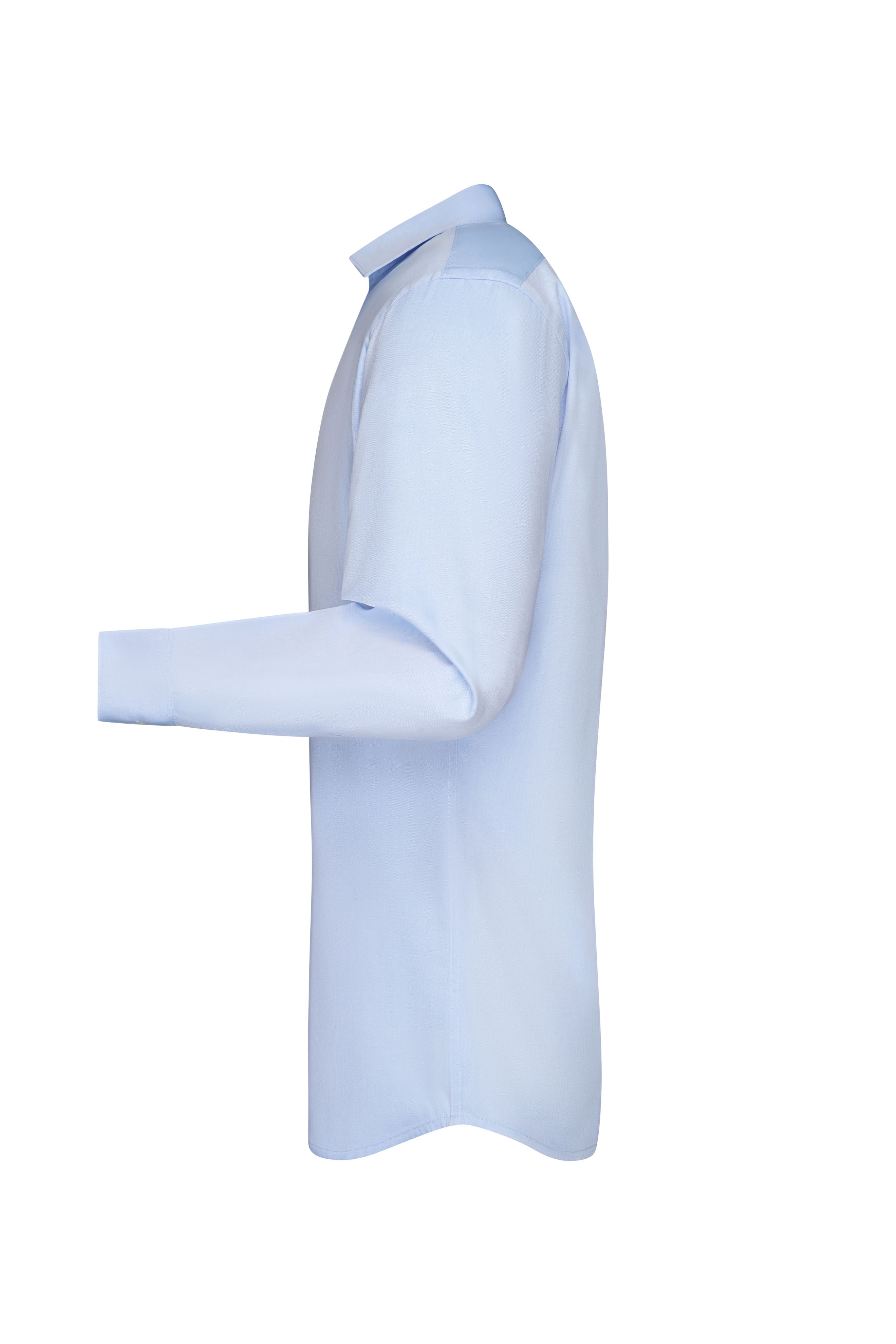 Men's Shirt Longsleeve Herringbone JN690 Klassisches Shirt aus pflegeleichter Mischqualität