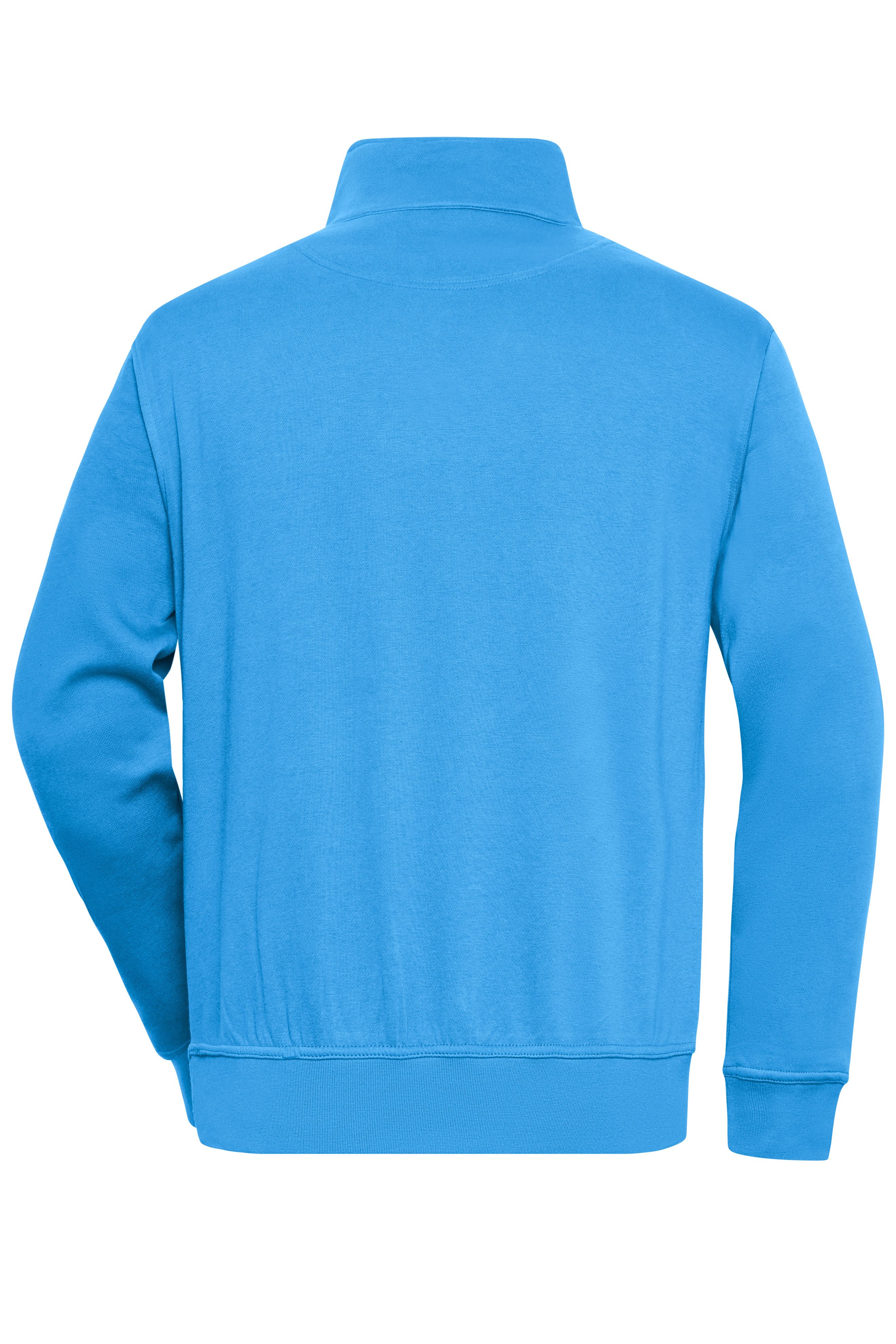 Workwear Half Zip Sweat JN831 Sweatshirt mit Stehkragen und Reißverschluss