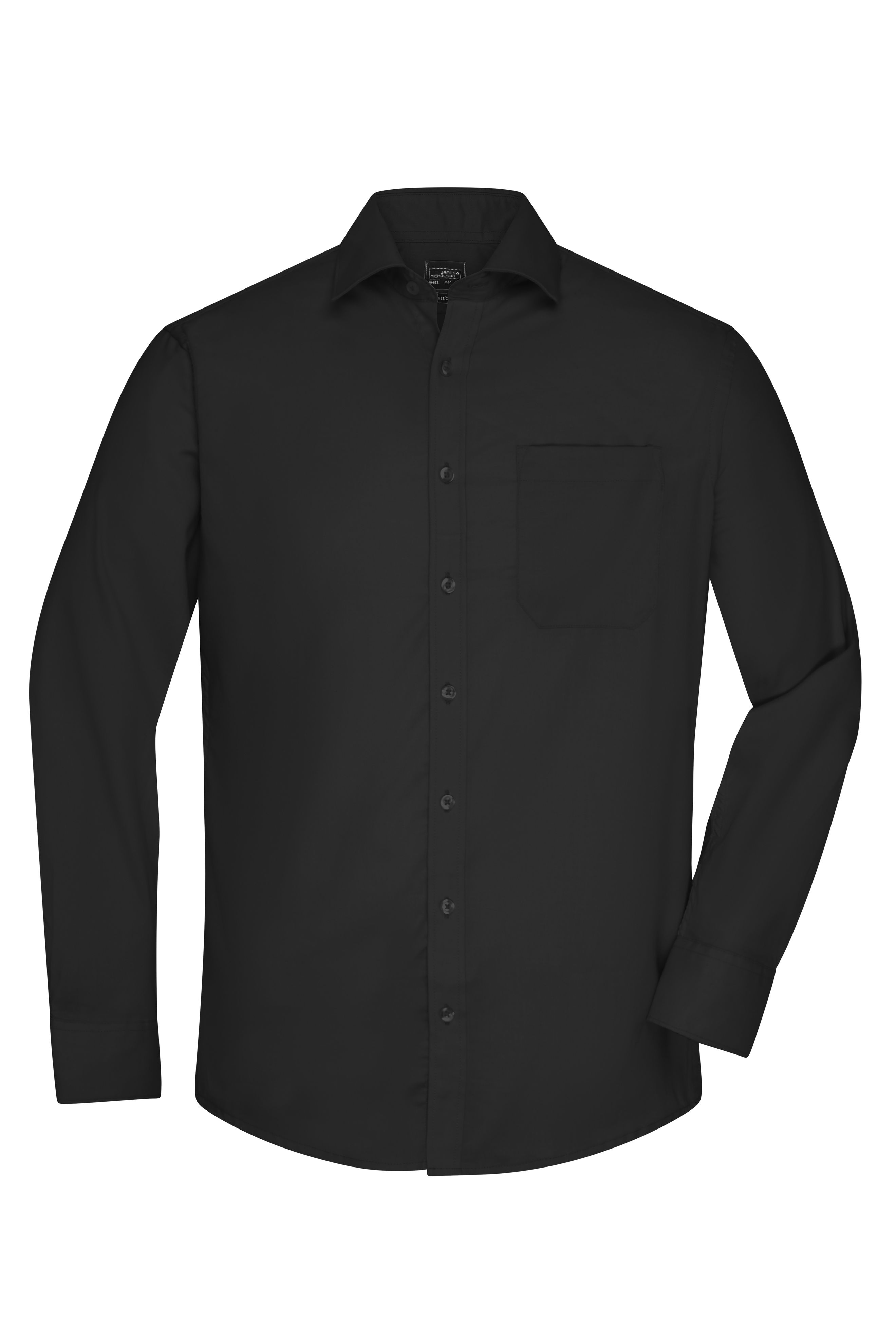 Men's Shirt Longsleeve Micro-Twill JN682 Klassisches Shirt in pflegeleichter Baumwollqualität