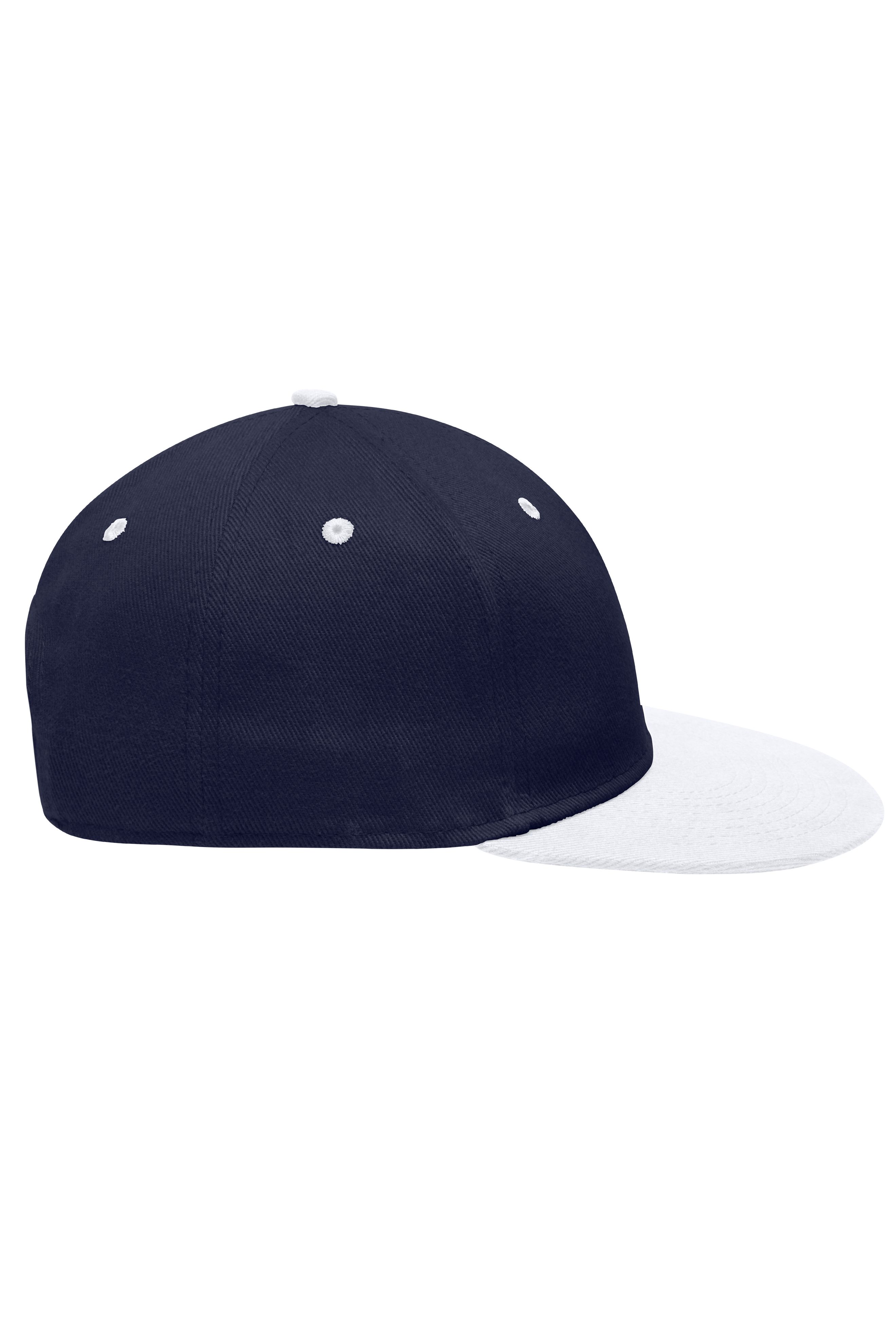 6 Panel Pro Cap MB6581 Stylische Flatpeak Cap im 6 Panel "High Profile" Look