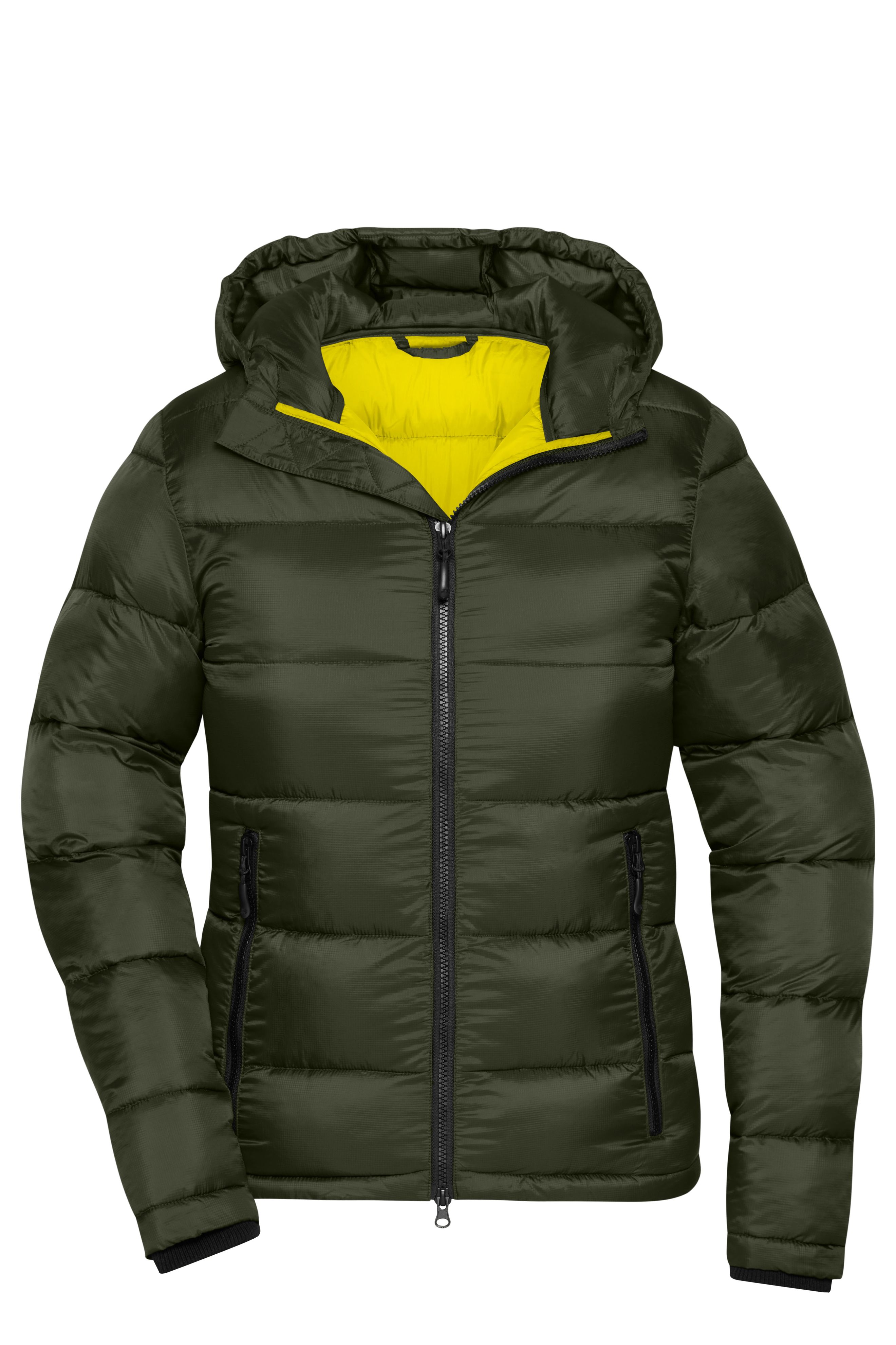 Ladies' Padded Jacket JN1167 Gesteppte Winterjacke aus recyceltem Polyester mit DuPont™Sorona® Wattierung