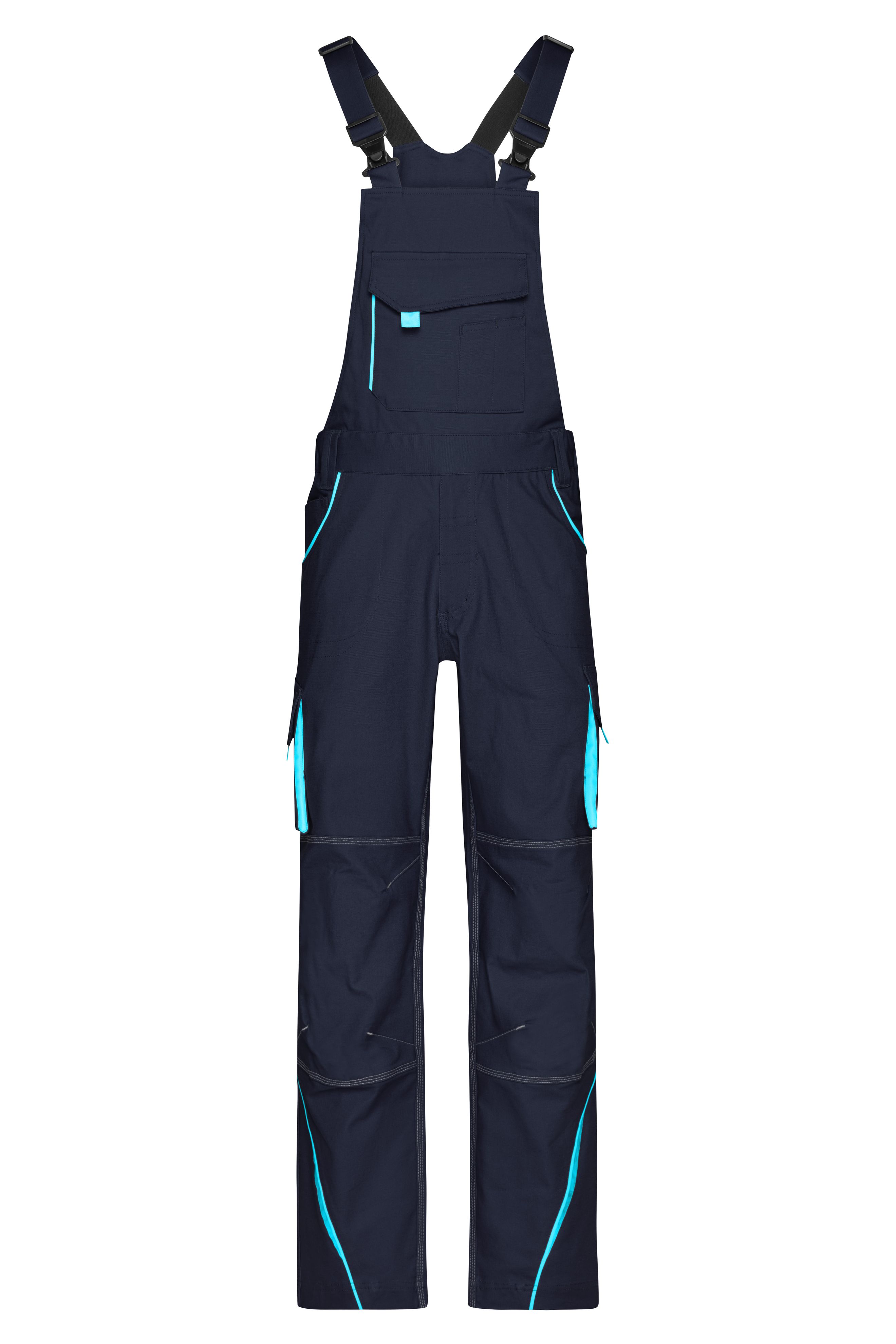 Workwear Pants with Bib - COLOR - JN848 Funktionelle Latzhose im sportlichen Look mit hochwertigen Details