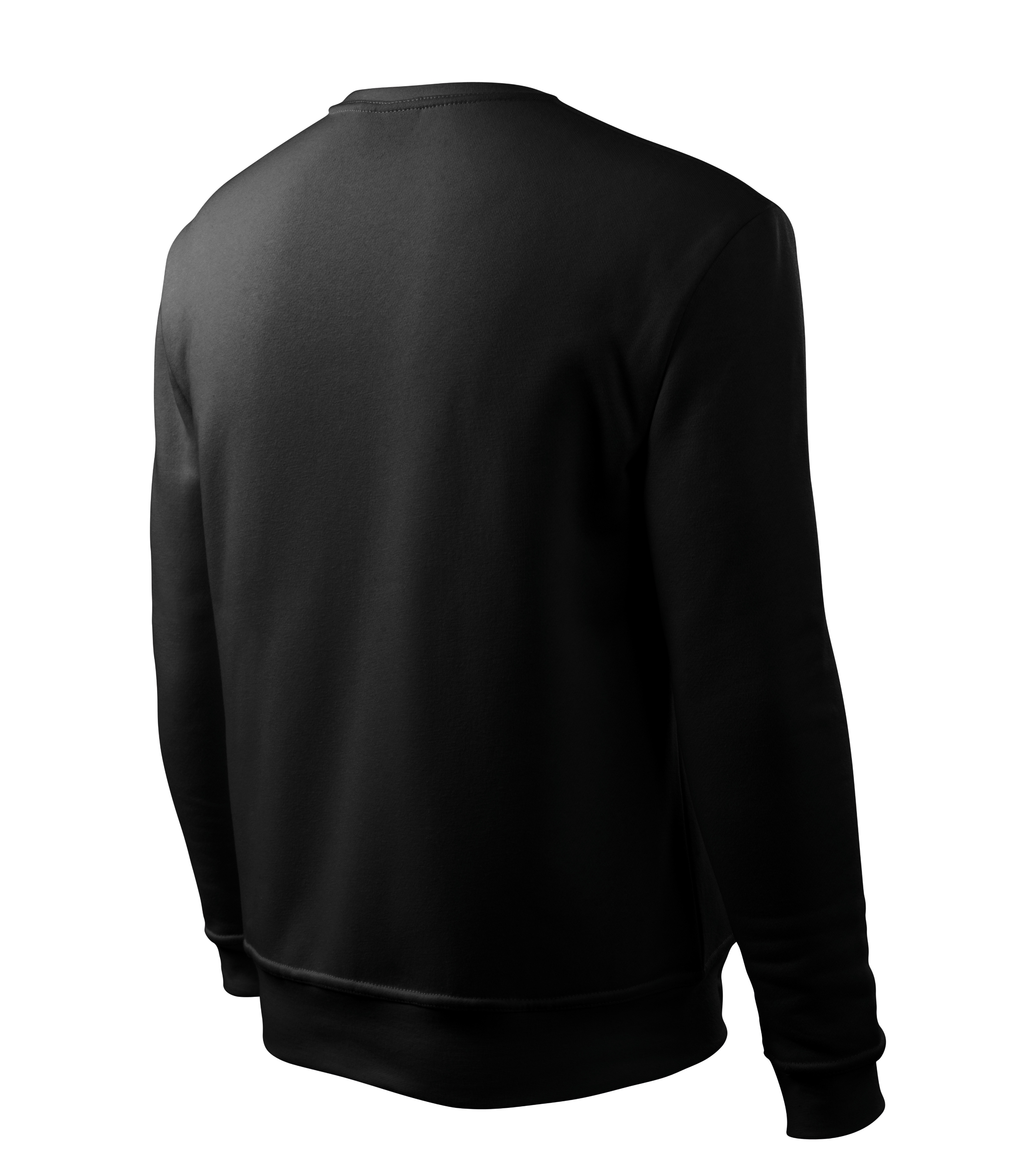 Sweatshirt für Herren und Kinder -  ESSENTIAL 406 - Ärmelmanschetten und Kragensaum - Pullover oder Sweater ohne Kapuze  für Männer Jungen und Mädchen 