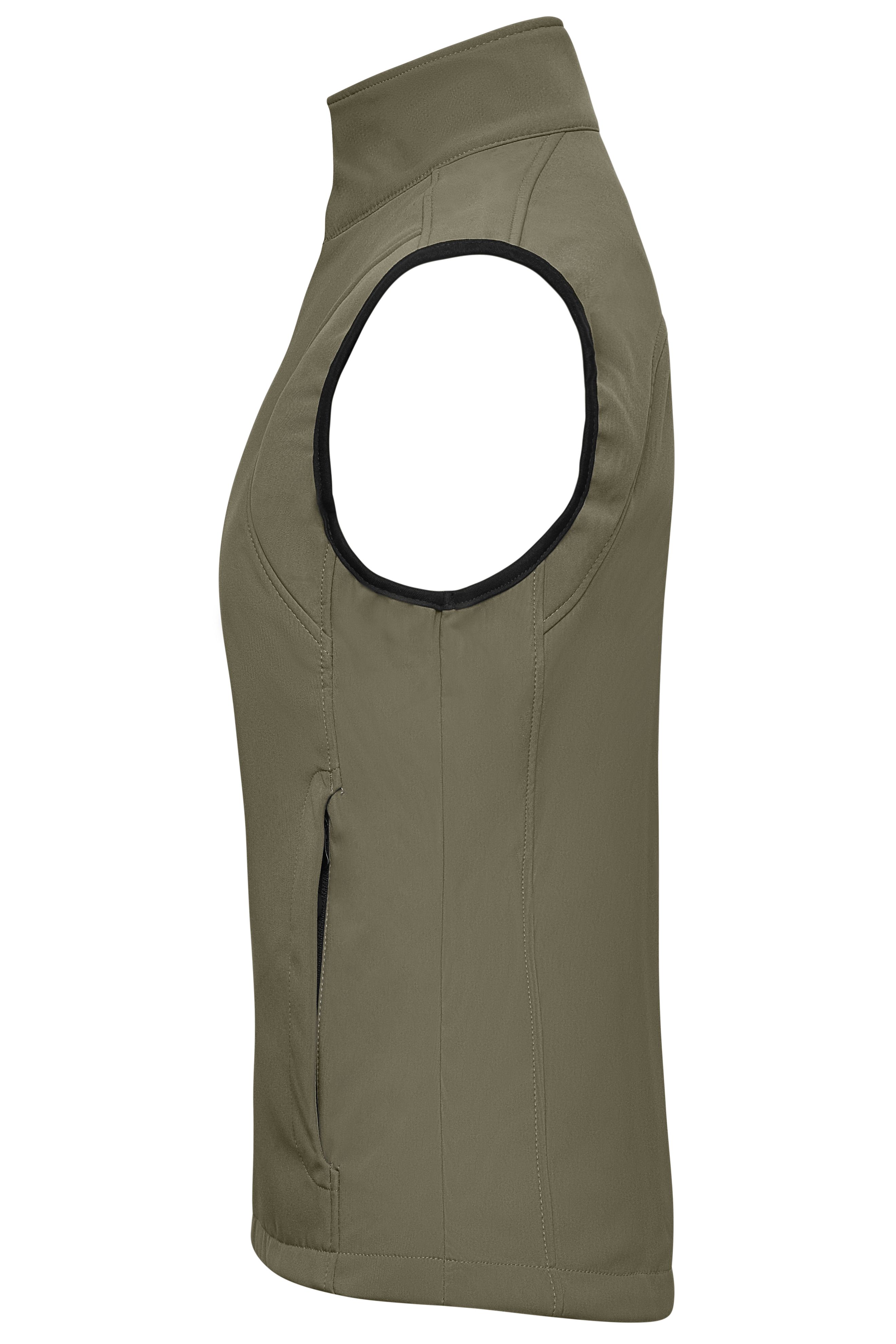 Ladies' Softshell Vest JN138 Trendige Weste aus Softshell