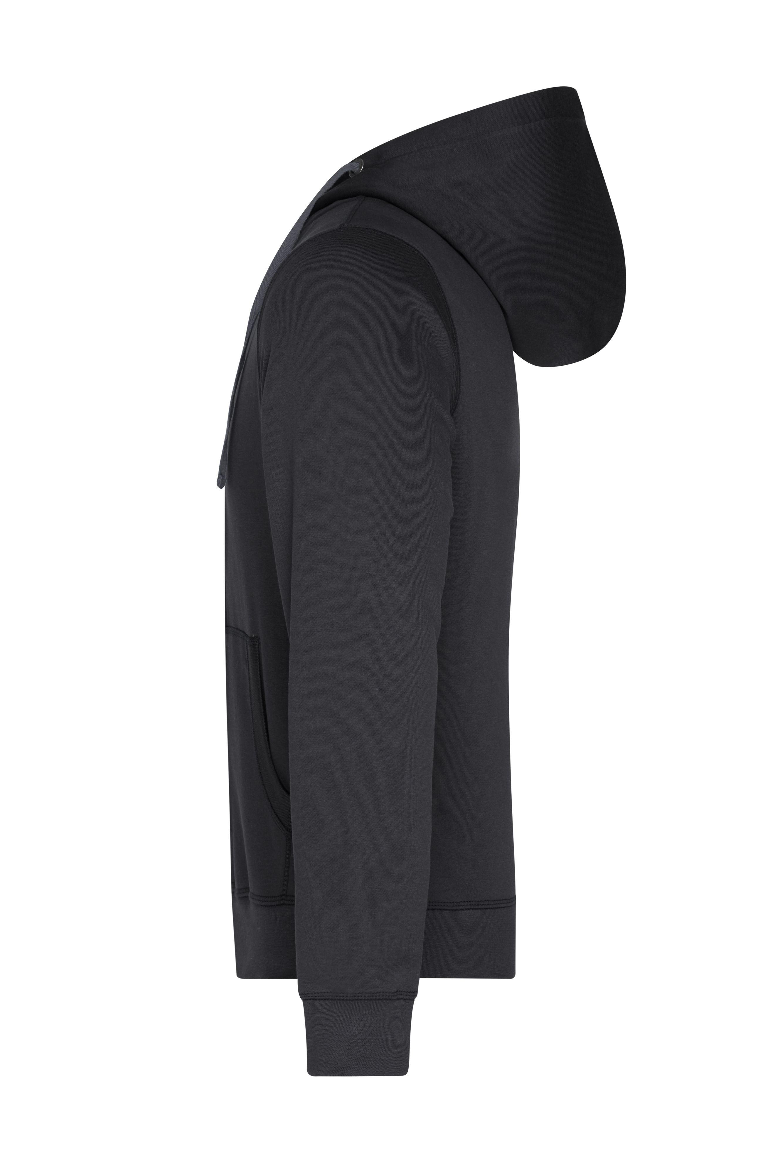 Men's Hooded Jacket JN595 Premium Sweat-Jacke mit Bionic®-Finish