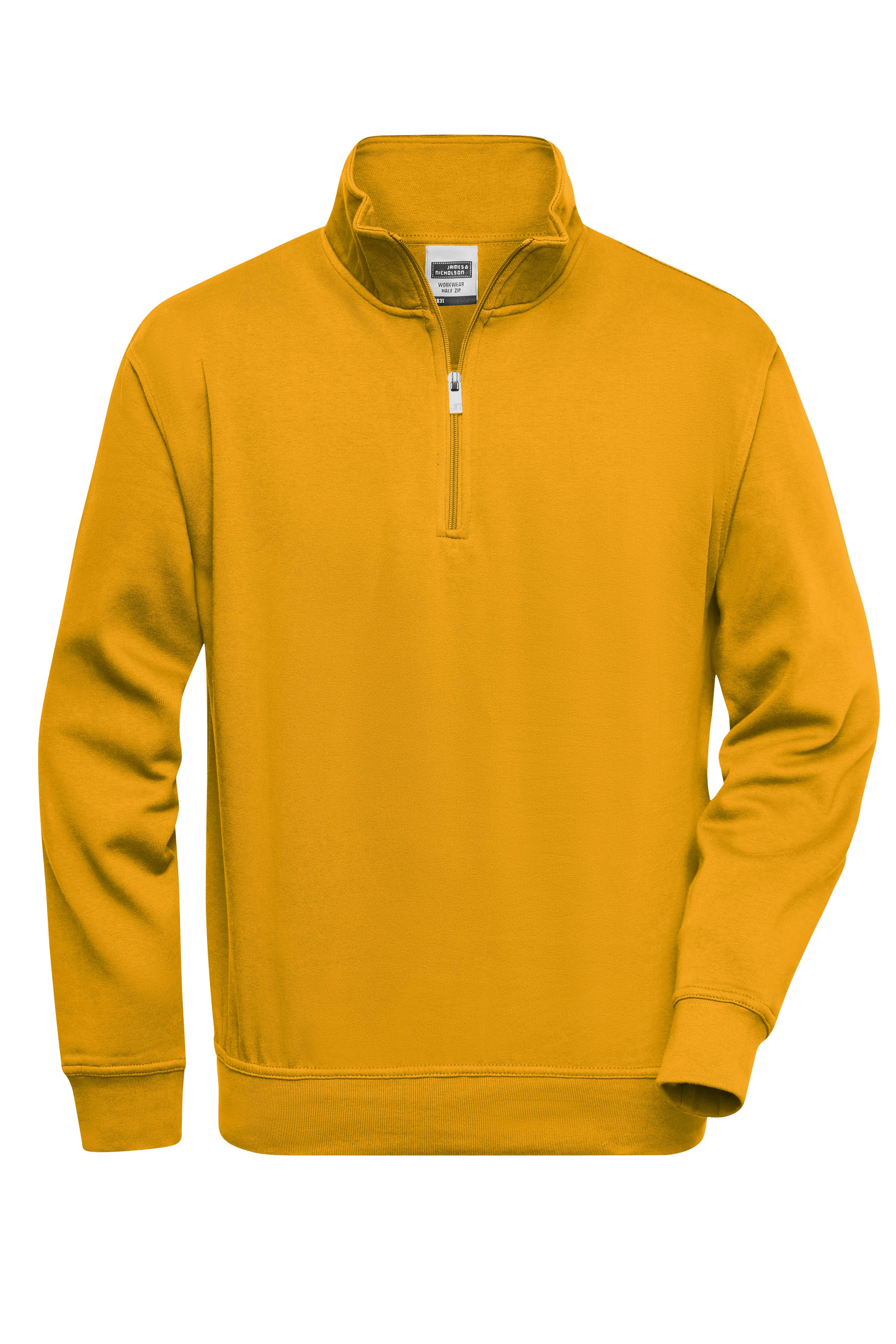 Workwear Half Zip Sweat JN831 Sweatshirt mit Stehkragen und Reißverschluss