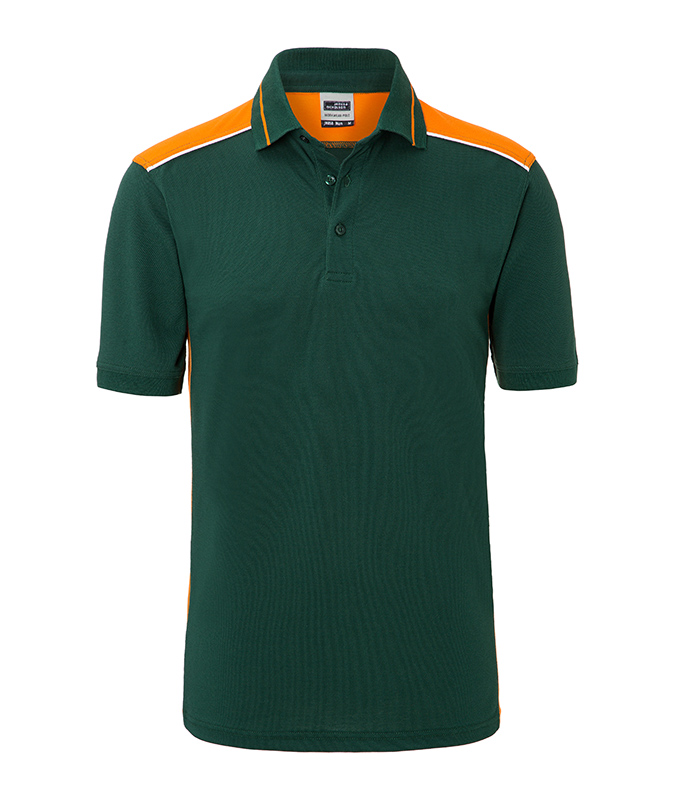 Men's Workwear Polo - COLOR - JN858 Pflegeleichtes und strapazierfähiges Polo mit Kontrasteinsätzen