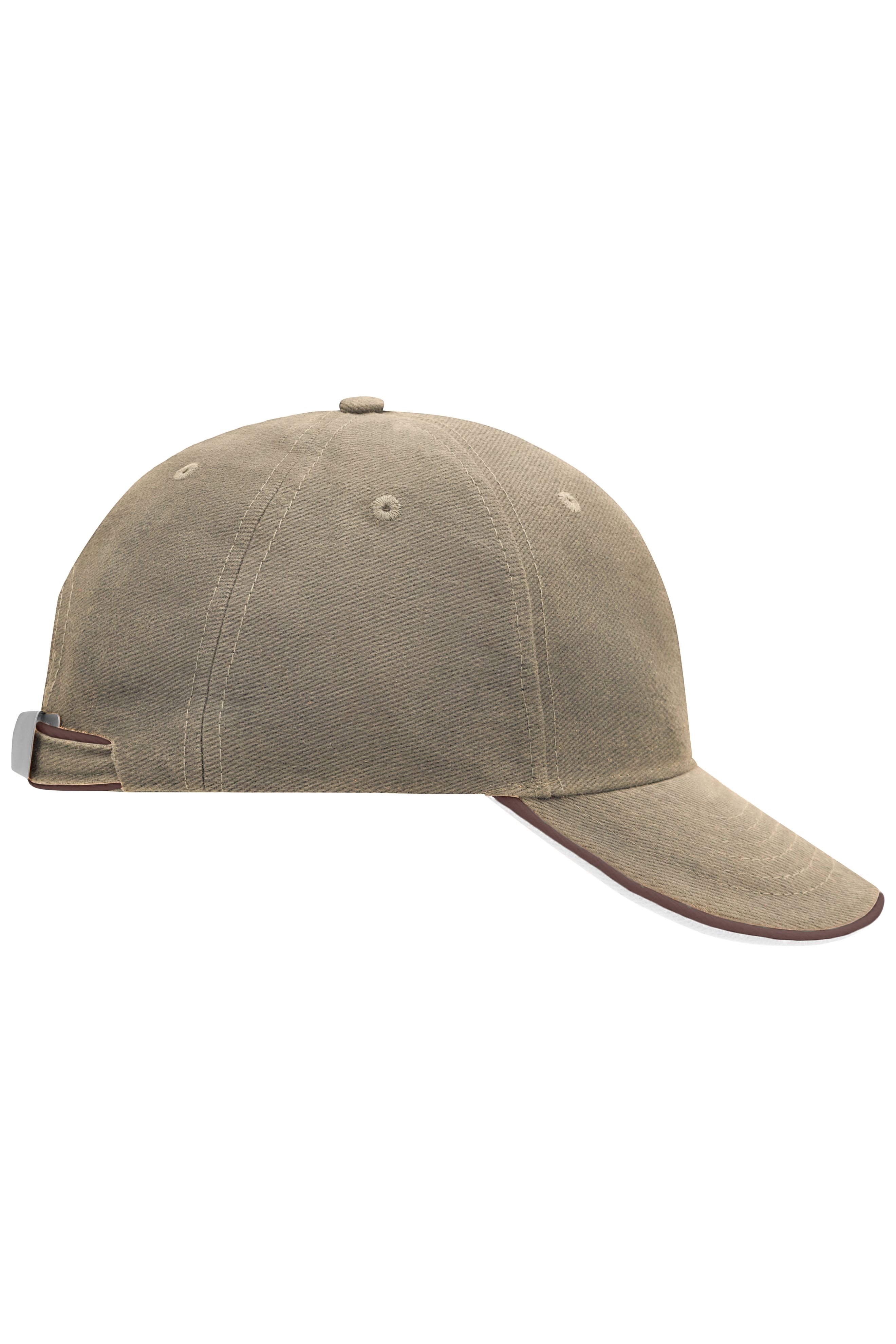 6 Panel Double Sandwich Cap MB6197 6 Panel Cap mit doppeltem Sandwich