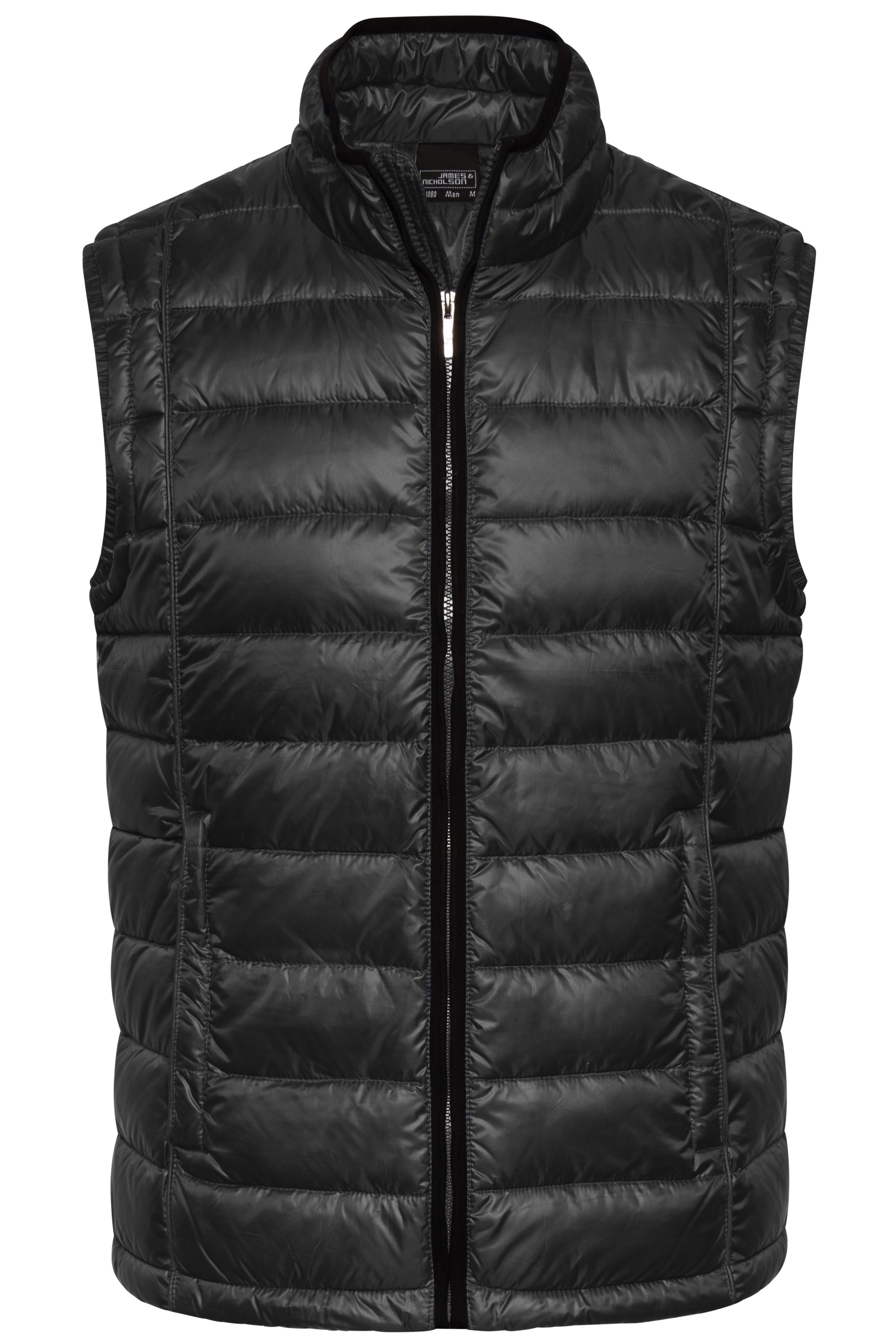 Men's Quilted Down Vest JN1080 Sportliche Daunenweste mit Stehkragen