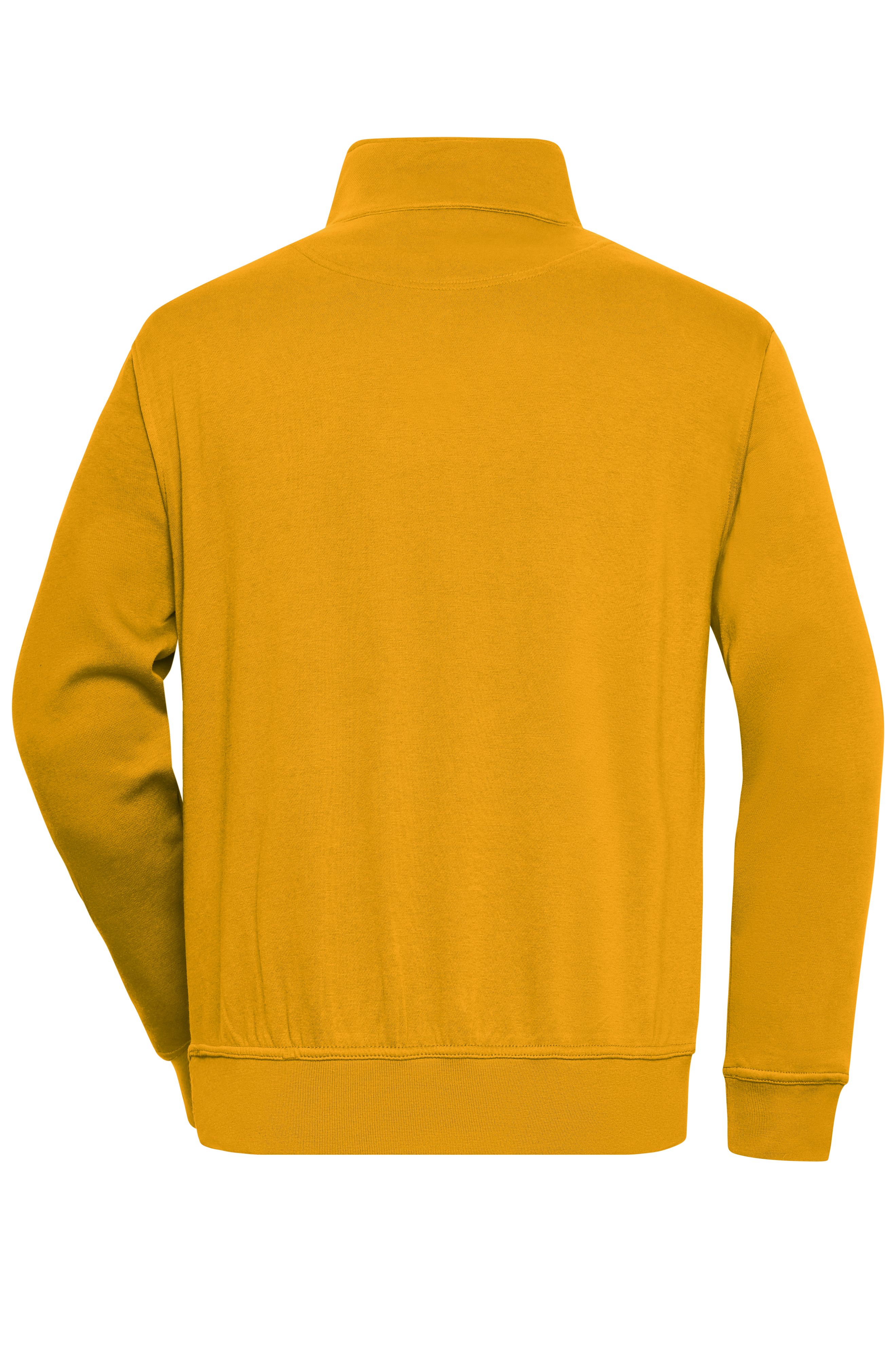 Workwear Half Zip Sweat JN831 Sweatshirt mit Stehkragen und Reißverschluss