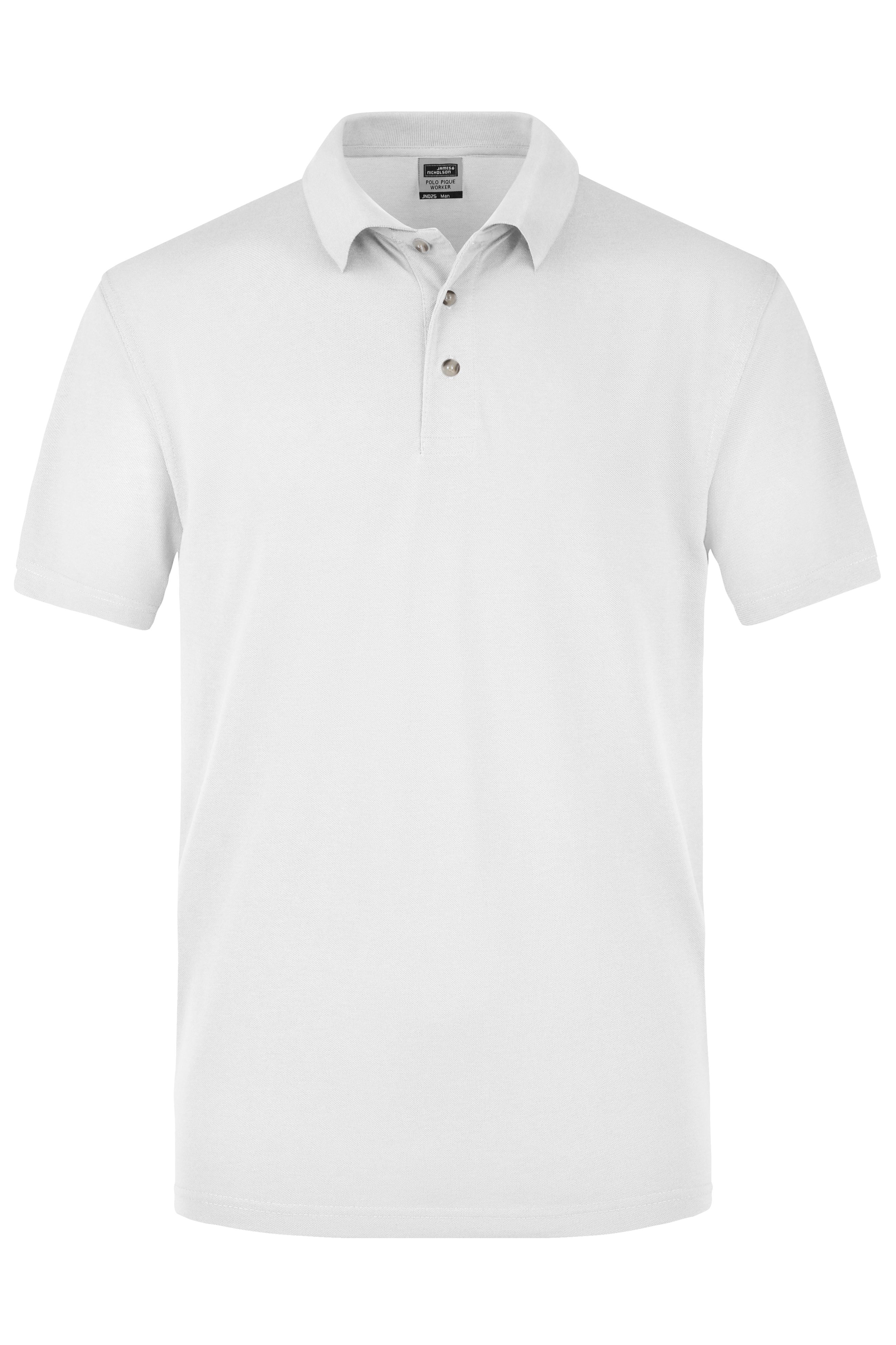 Worker Polo JN025 Strapazierfähiges und pflegeleichtes Piqué-Polohemd für Freizeit und Beruf