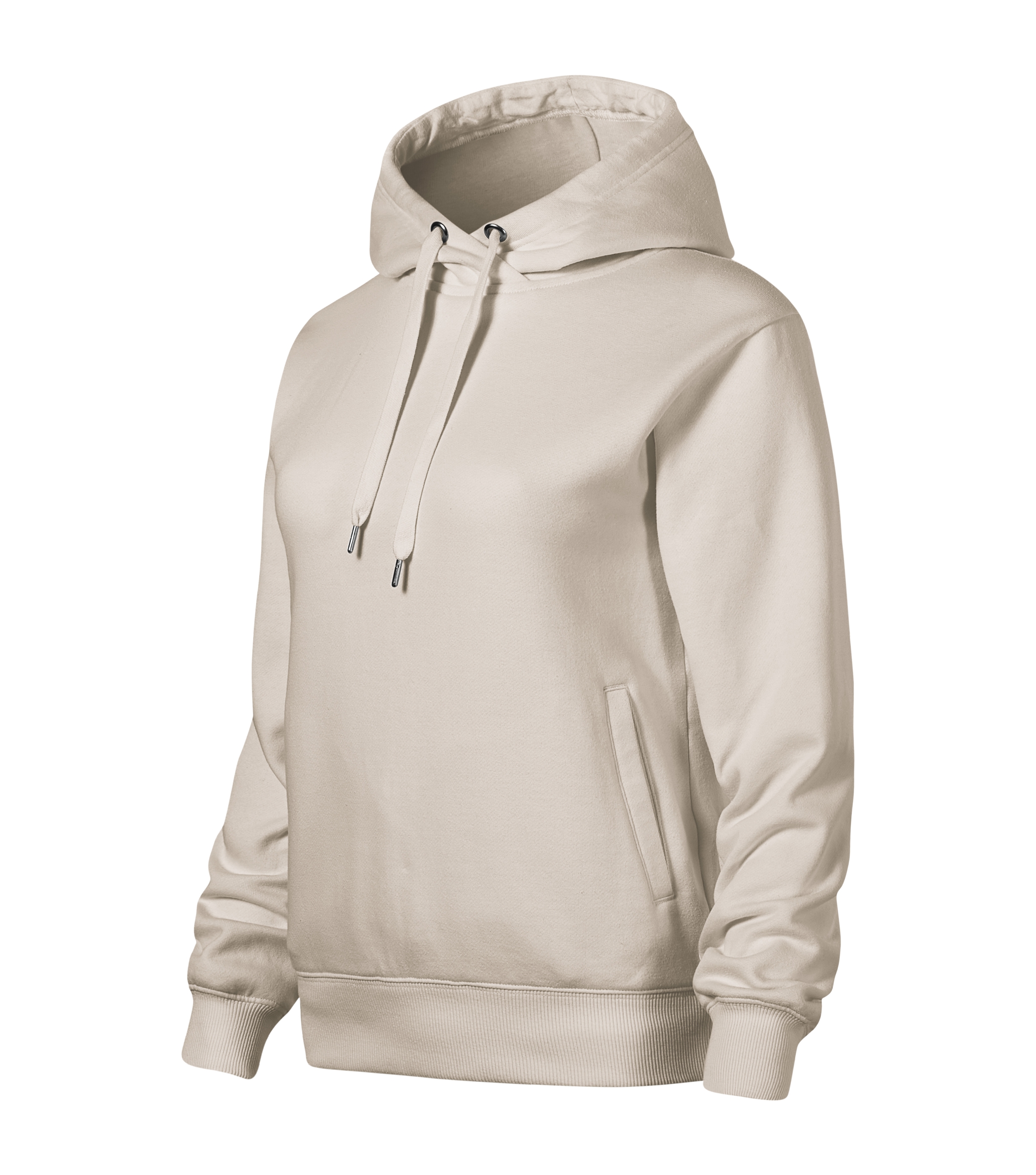 Damen Sweatshirt Pullover - Moon 421 - mit Kapuze mit Innenfutter und Känguru- Leistentaschen - langarm Sweatshirt für Frauen Baumwolle Herbst Winter Sport