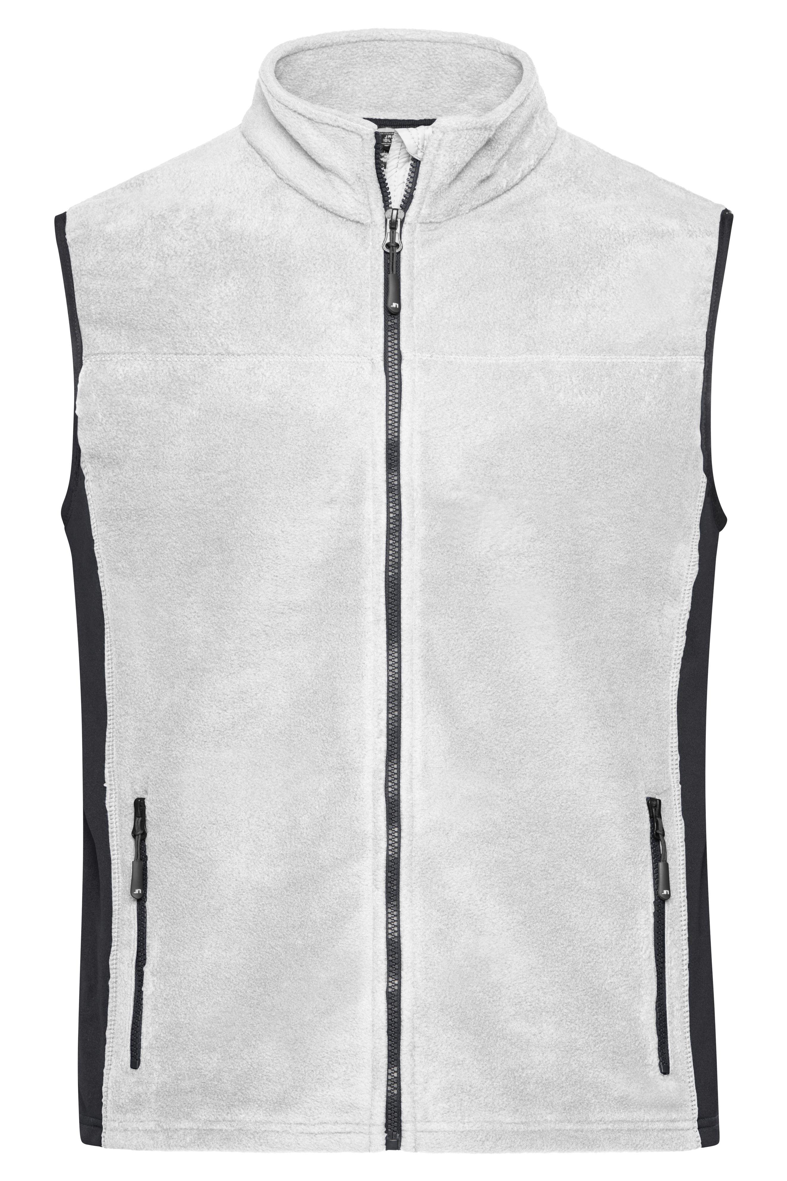 Men's Workwear Fleece Vest - STRONG - JN856 Strapazierfähige Fleece Weste im Materialmix