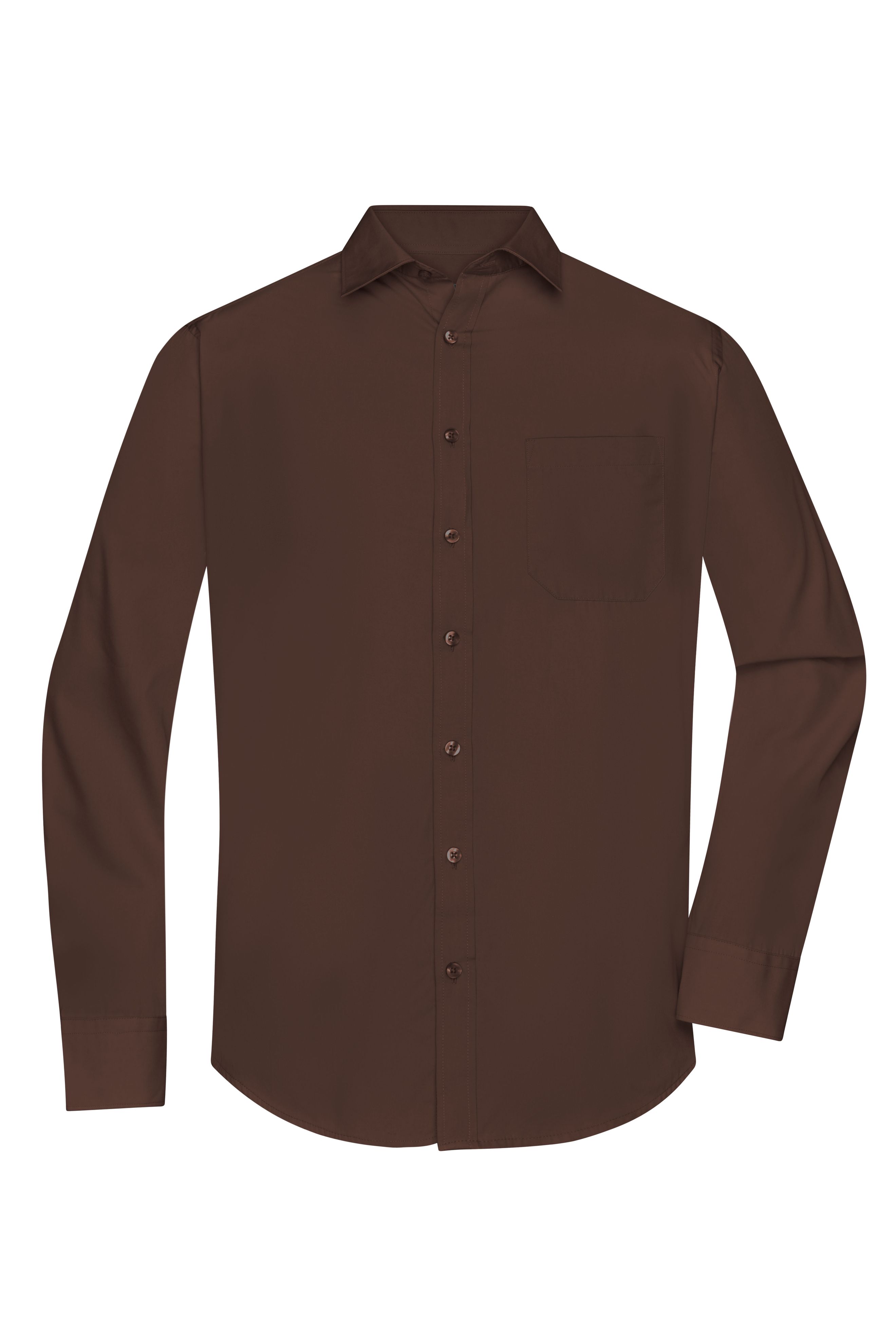Men's Shirt Longsleeve Poplin JN678 Klassisches Shirt aus pflegeleichtem Mischgewebe