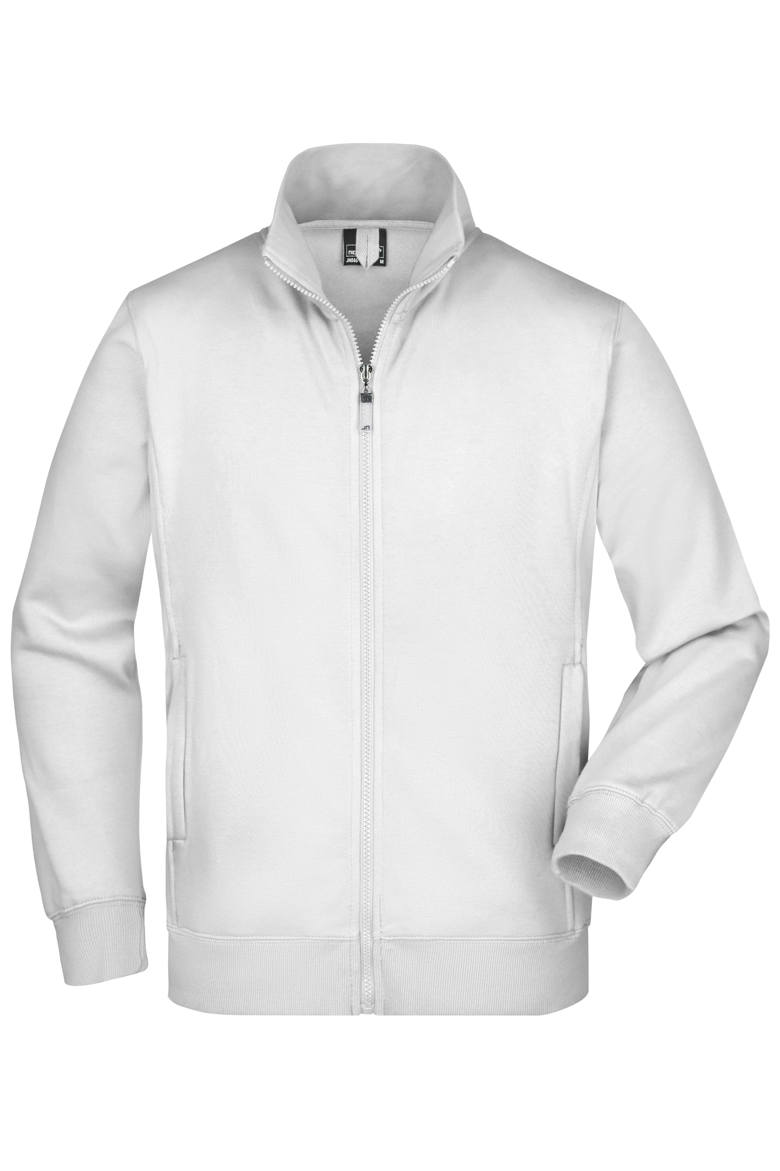 Men's  Jacket JN046 Sweat-Jacke aus formbeständiger Sweat-Qualität