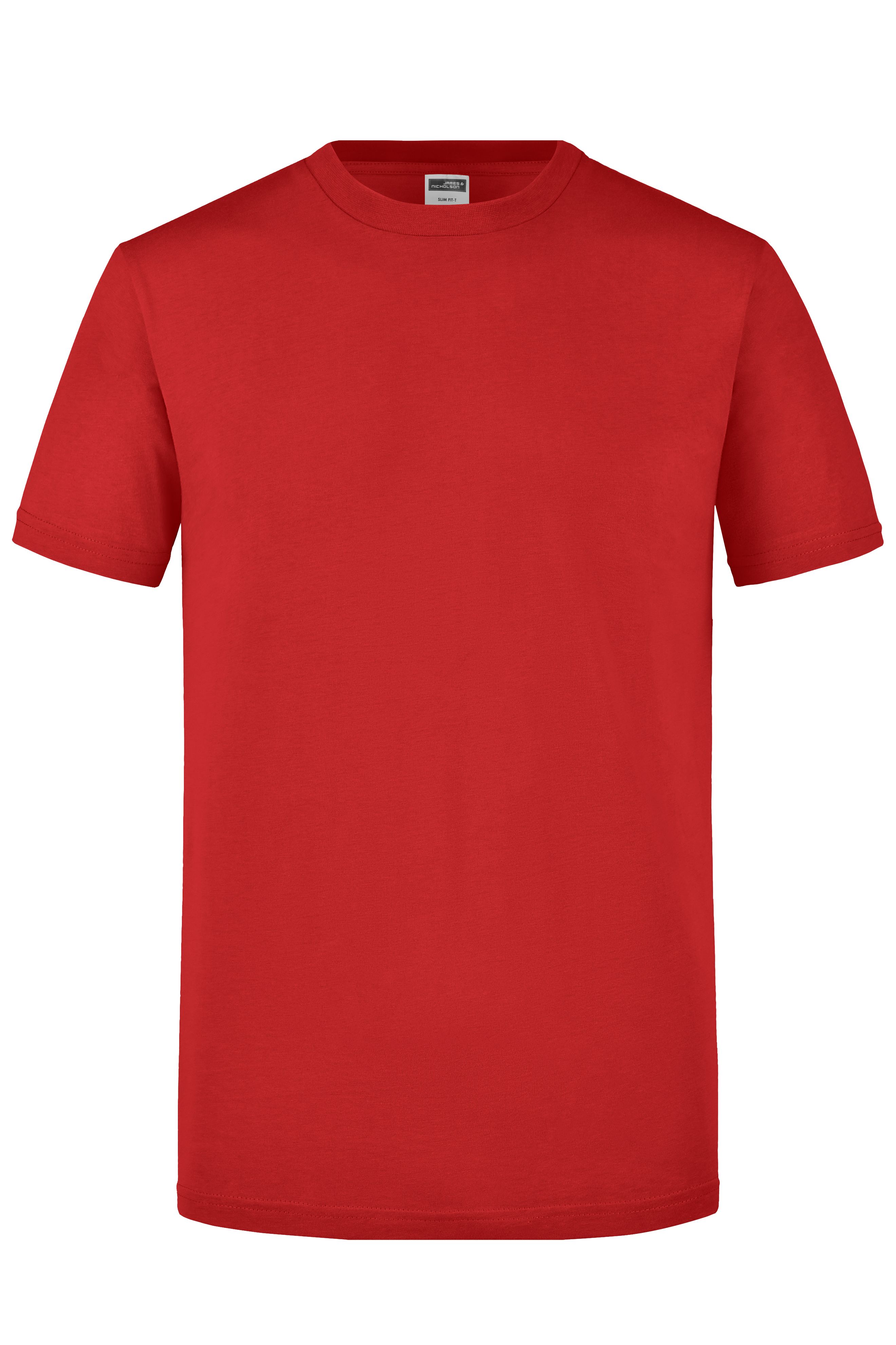 Men's Slim Fit-T JN911 Figurbetontes Rundhals-T-Shirt