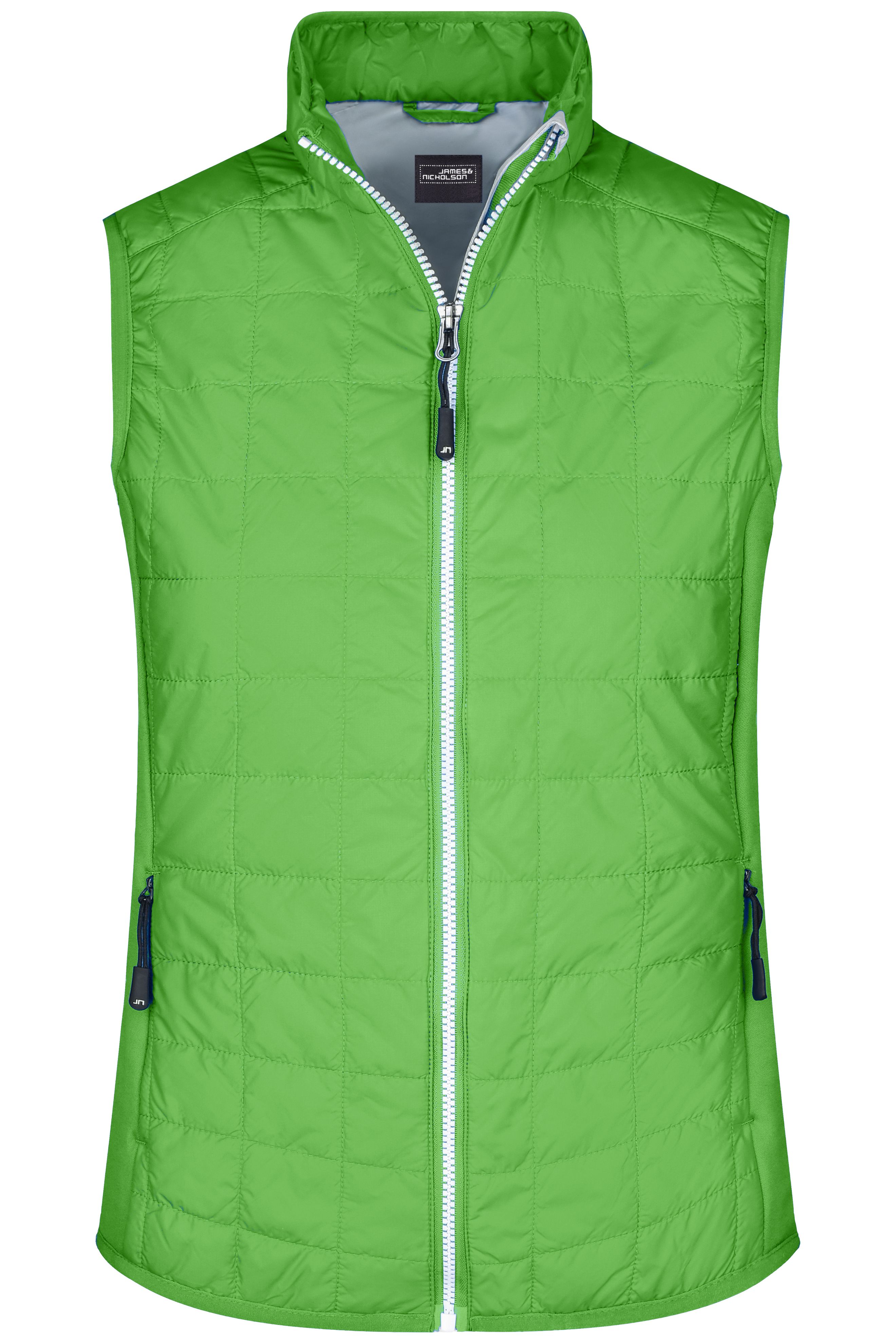 Ladies' Hybrid Vest JN1113 Leicht wattierte Weste im sportlichen Materialmix