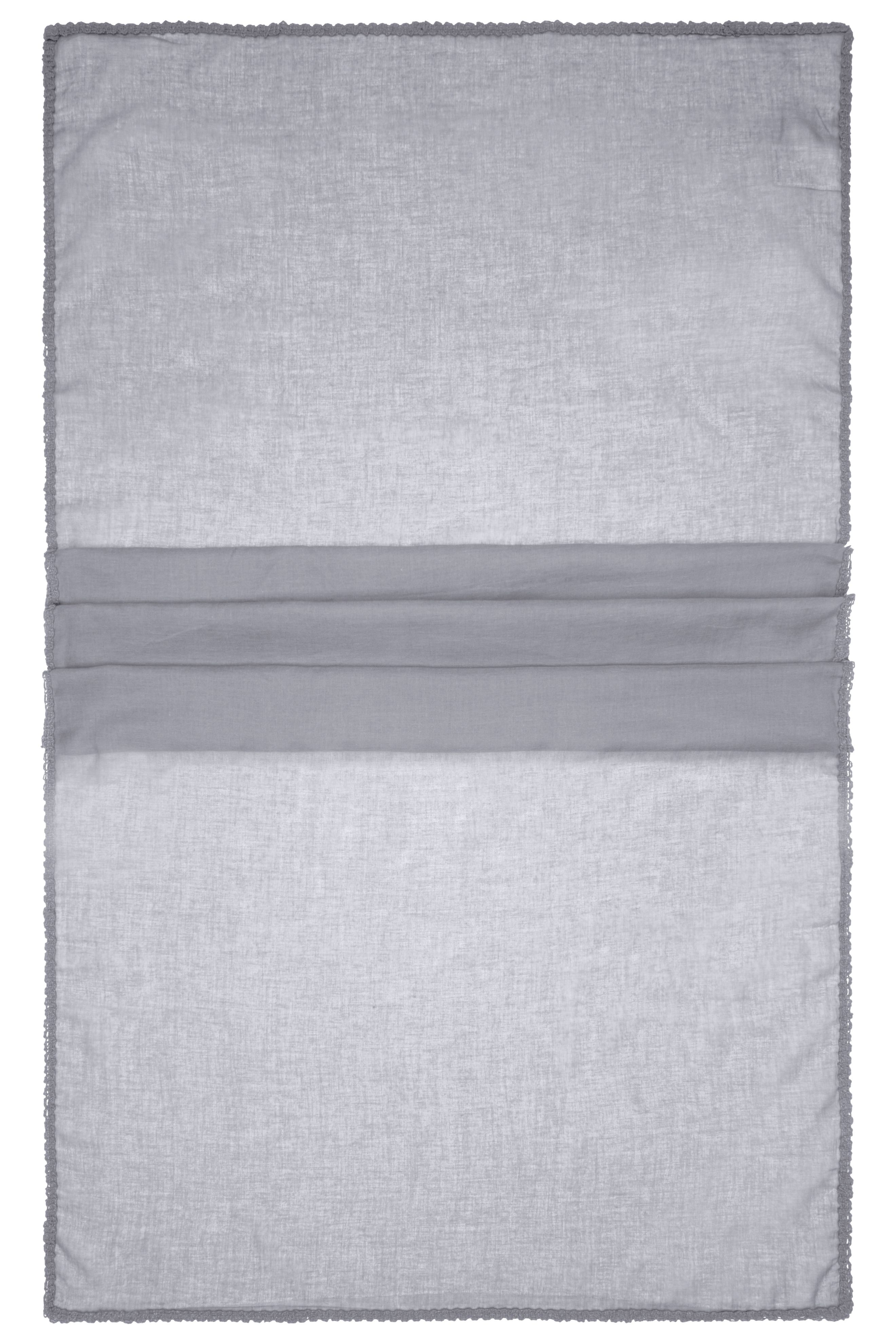 Cotton Scarf MB6404 Modischer Schal mit Zierbordüre entlang der Kante