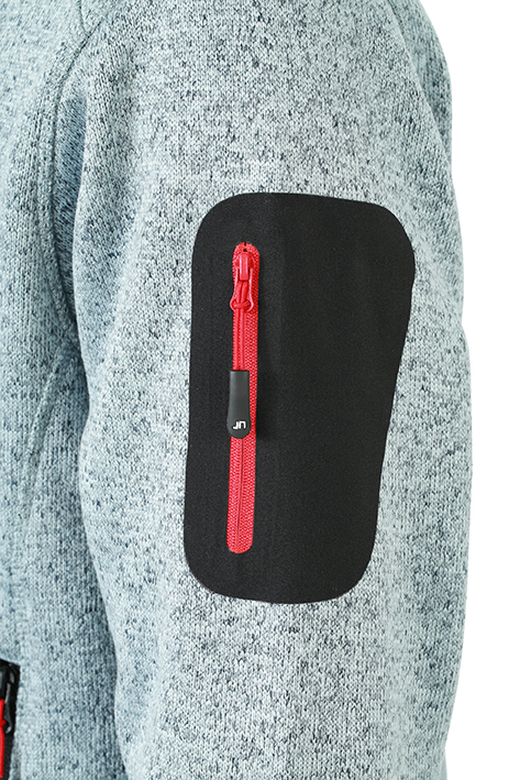 Men's Knitted Fleece Jacket JN762 Modische Strickfleece Jacke mit Stehkragen Men's Knitted Fleece Jacket JN762 Modische Strickfleece Jacke mit Stehkragen