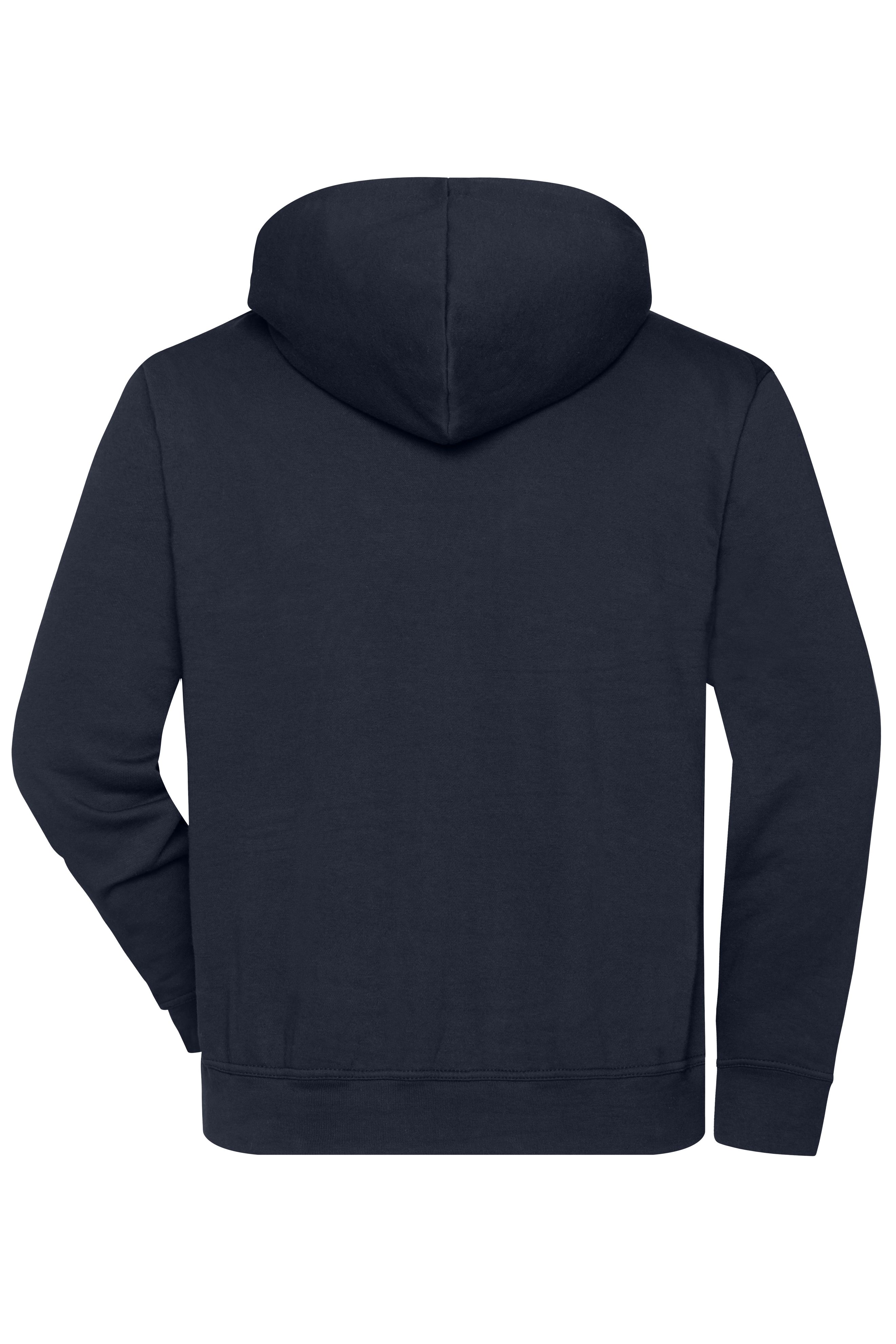 BIO Workwear-Half Zip Hoody JN839 Sweatshirt mit Kapuze und Reißverschluss