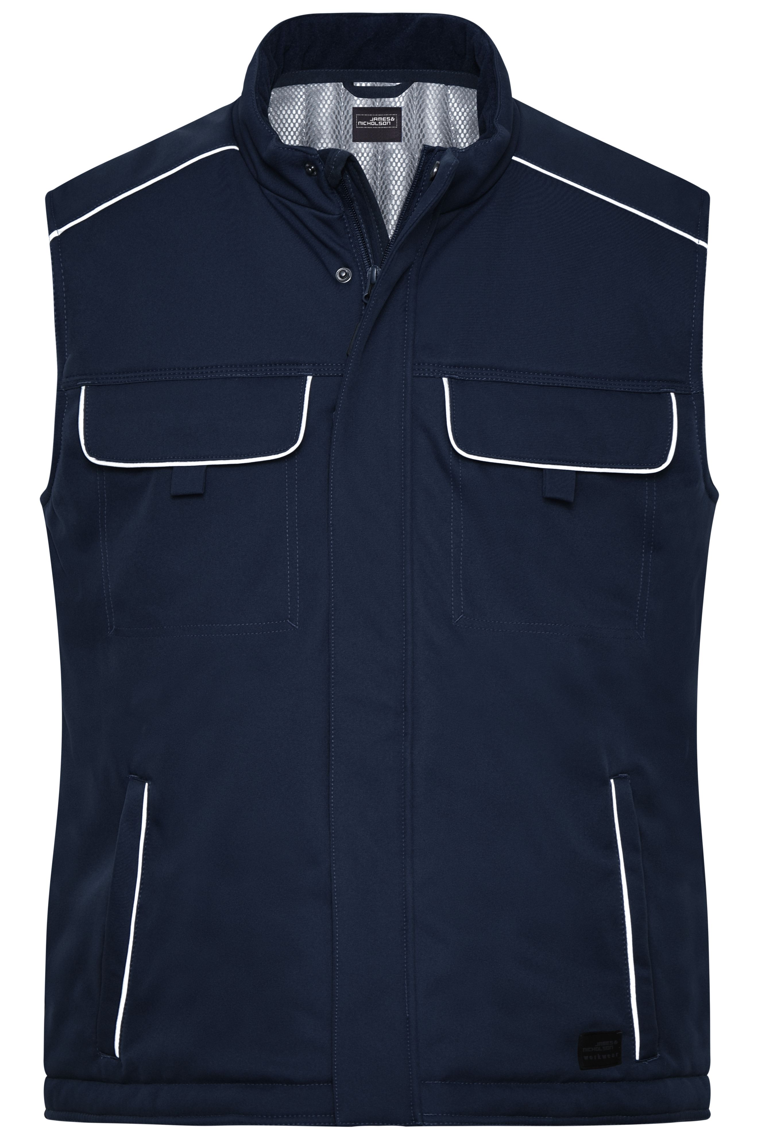 Workwear Softshell Padded Vest - SOLID - JN885 Professionelle Softshellweste mit warmem Innenfutter und hochwertigen Details im cleanen Look