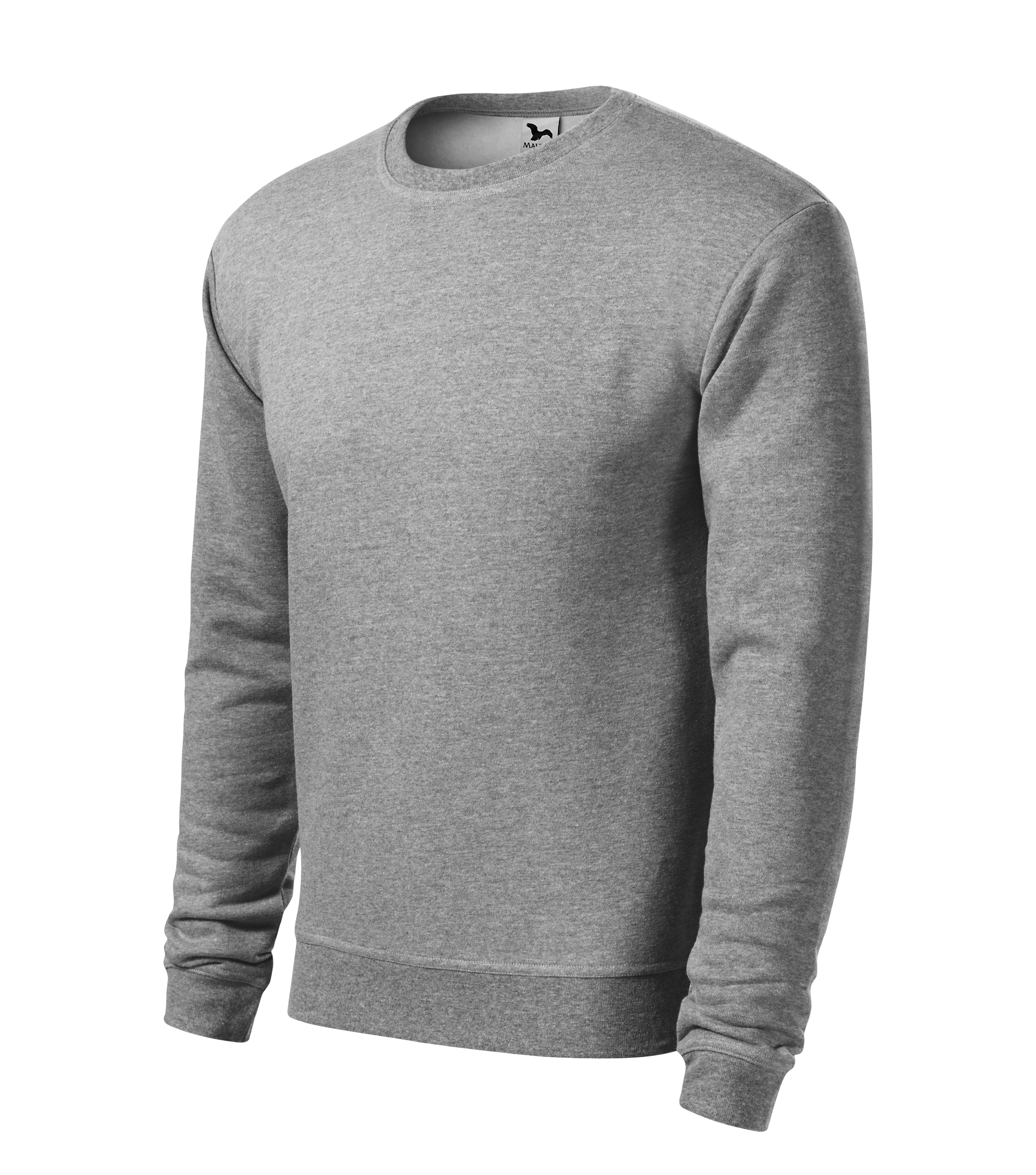 Sweatshirt für Herren und Kinder -  ESSENTIAL 406 - Ärmelmanschetten und Kragensaum - Pullover oder Sweater ohne Kapuze  für Männer Jungen und Mädchen 