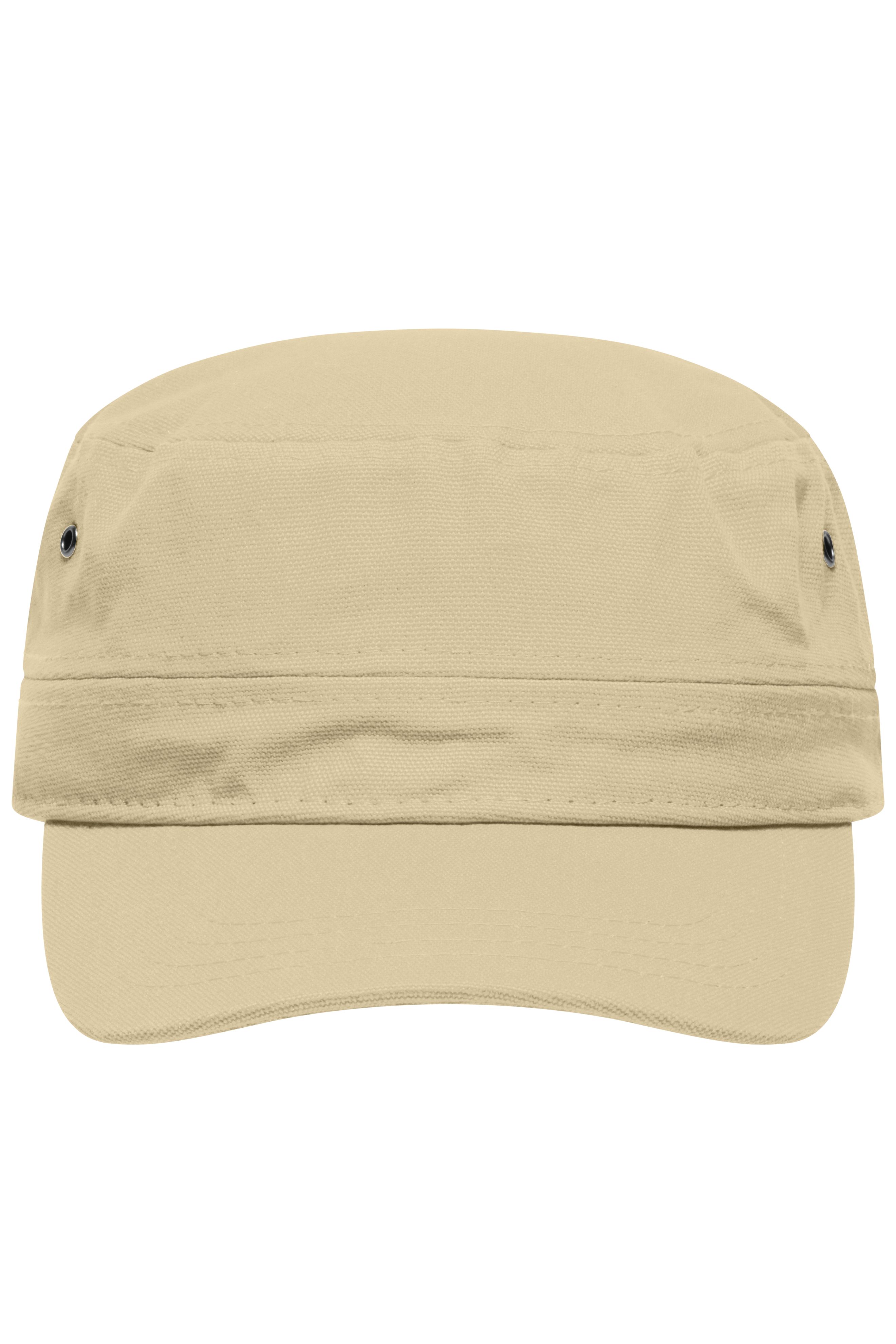 Military Cap MB095 Trendiges Cap im Military-Stil aus robustem Baumwollcanvas