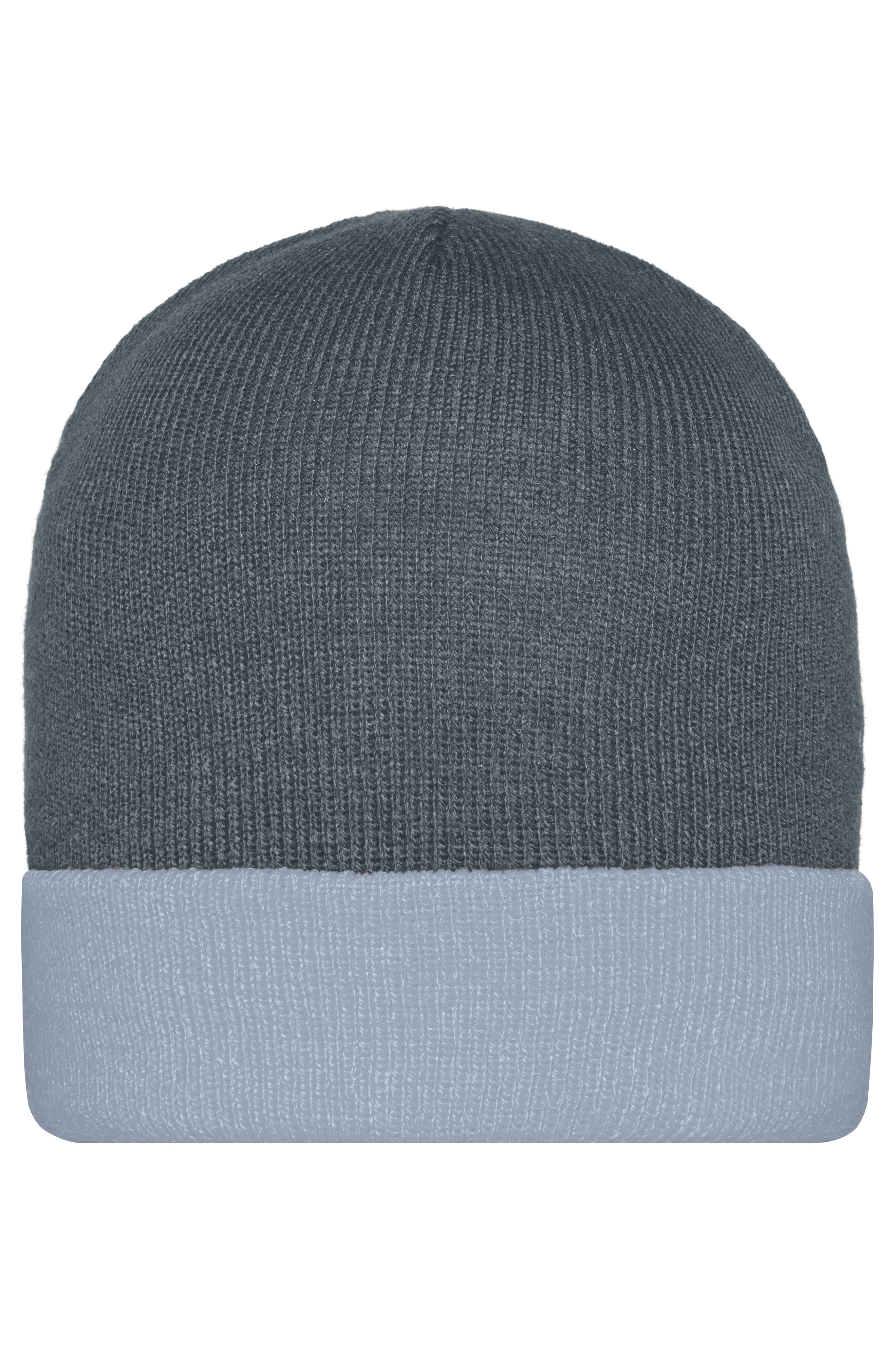 Knitted Cap MB7550 Klassische Strickmütze mit Umschlag
