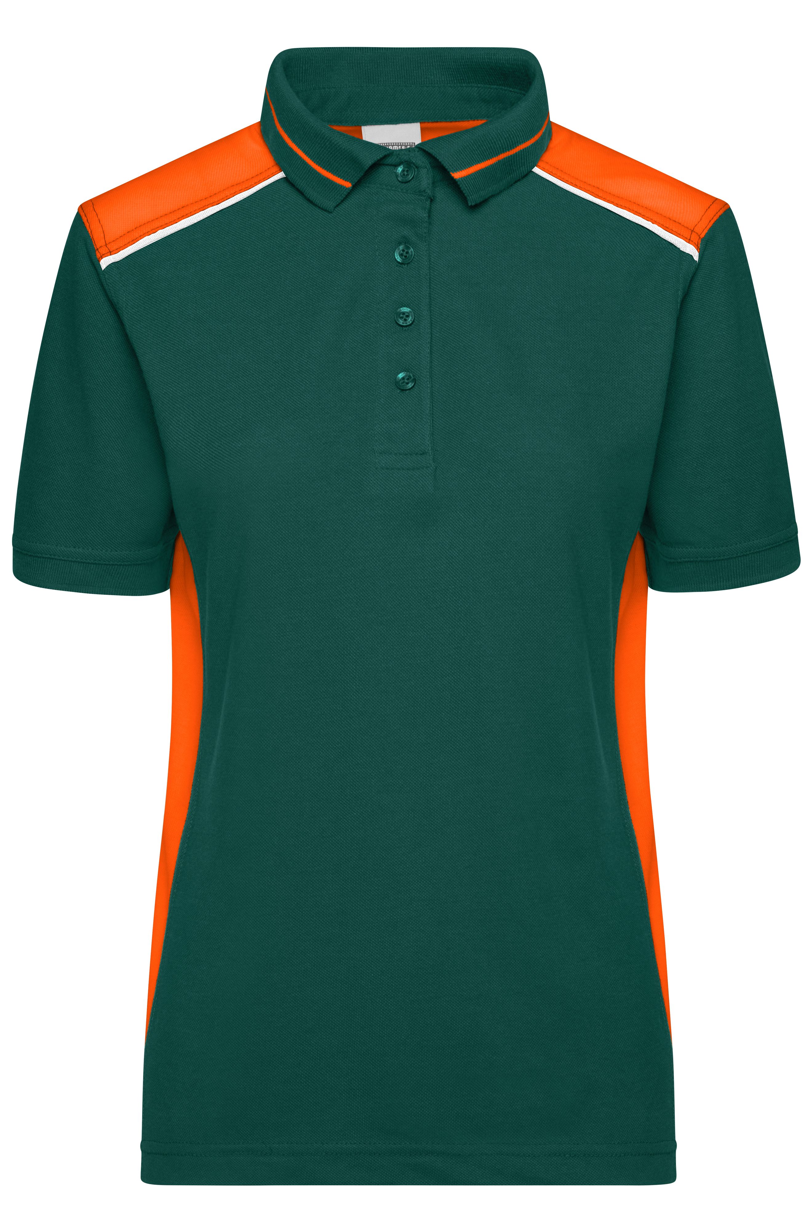 Ladies' Workwear Polo - COLOR - JN857 Pflegeleichtes und strapazierfähiges Polo mit Kontrasteinsätzen