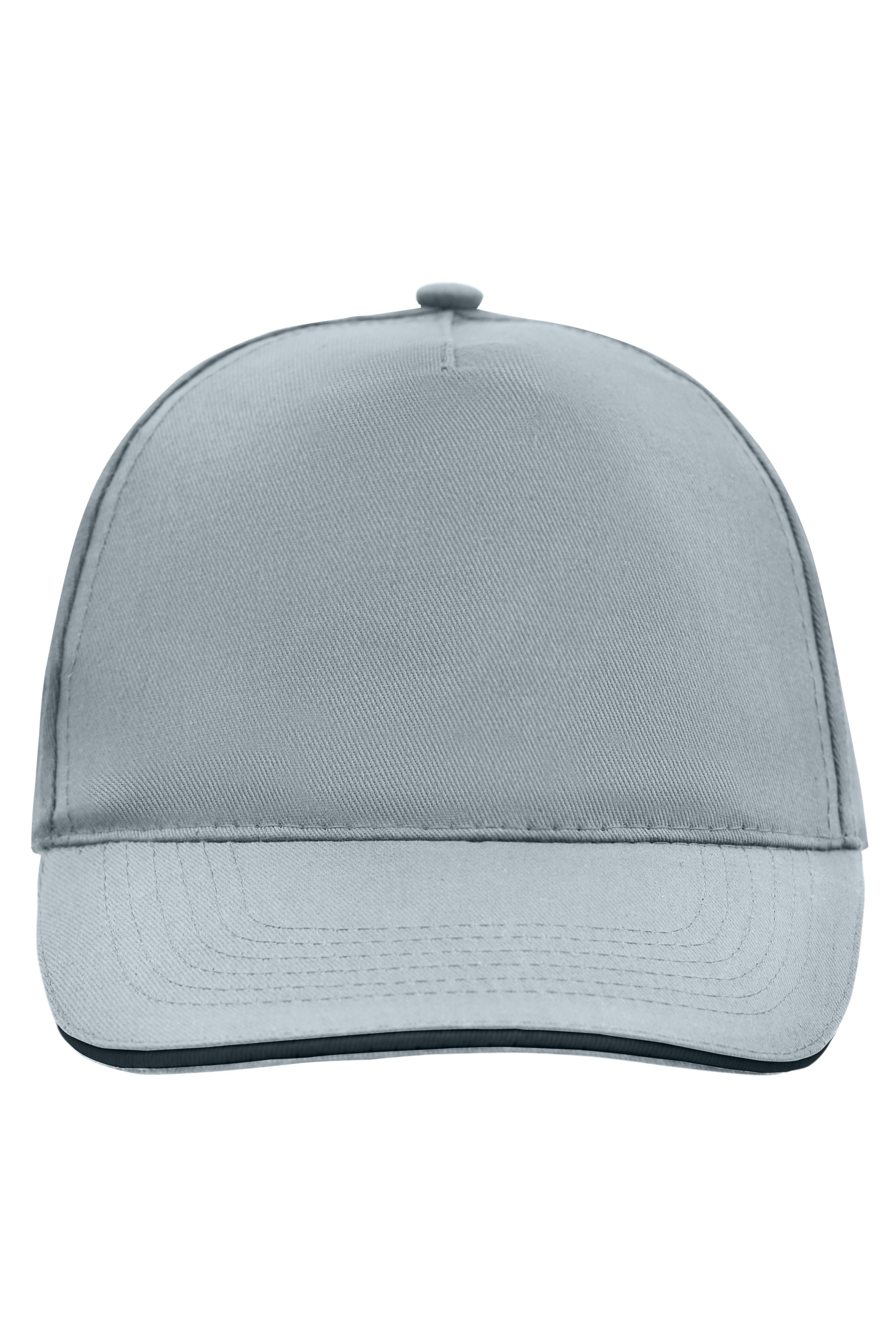 5 Panel Promo Sandwich Cap MB6552 5 Panel Promo Cap mit kontrastfarbigem Sandwich