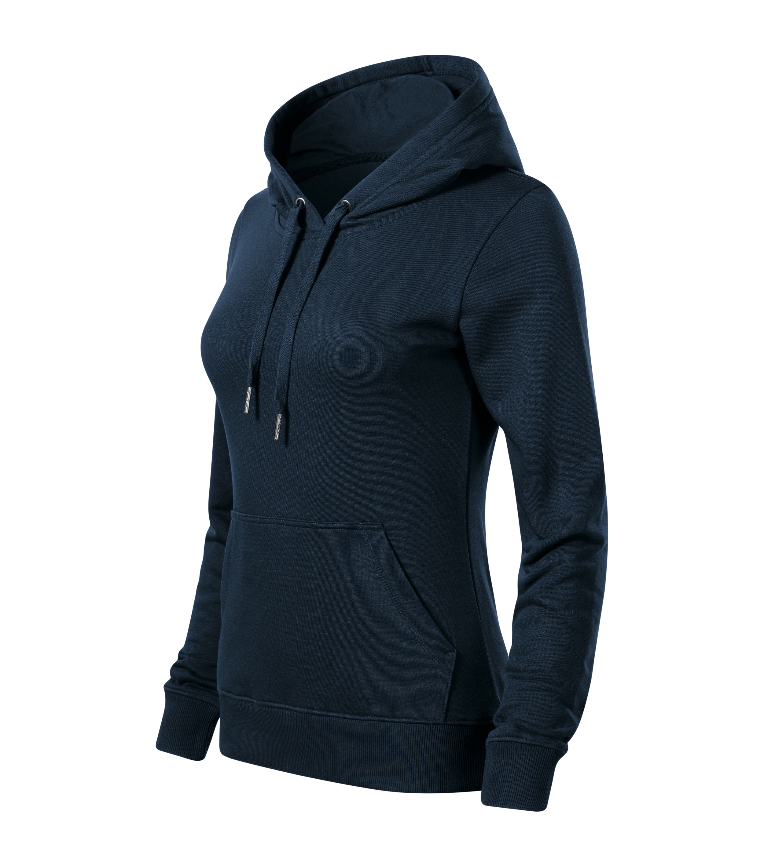 Basic Damen Pullover - BREAK (GRS) 841 Damen - leicht taillierter Schnitt mit Seitennähten und aufgesetzte Kängurutaschen - Sweatshirt Damen für Frauen und women 