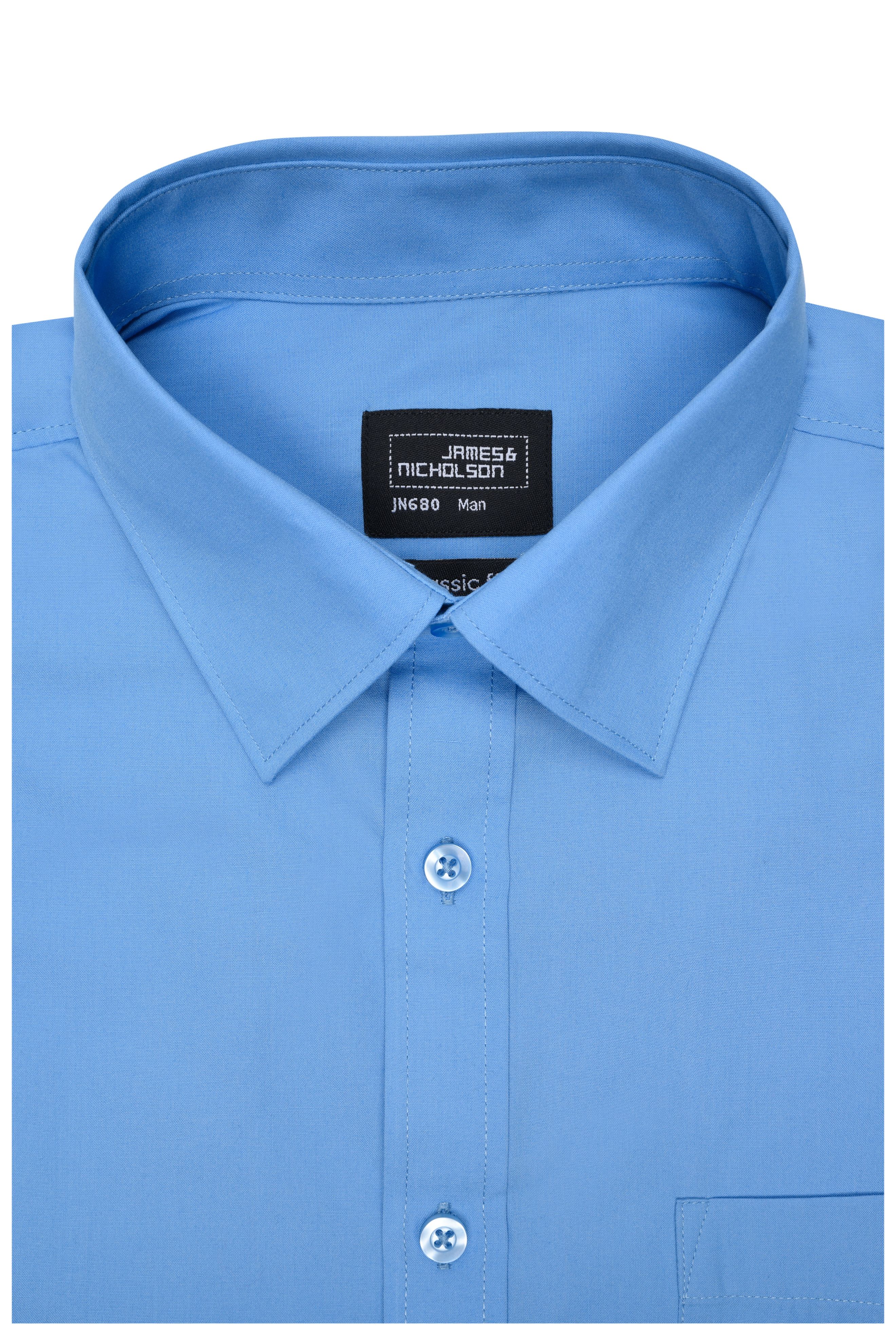 Men's Shirt Shortsleeve Poplin JN680 Klassisches Shirt aus pflegeleichtem Mischgewebe Men's Shirt Shortsleeve Poplin JN680 Klassisches Shirt aus pflegeleichtem Mischgewebe