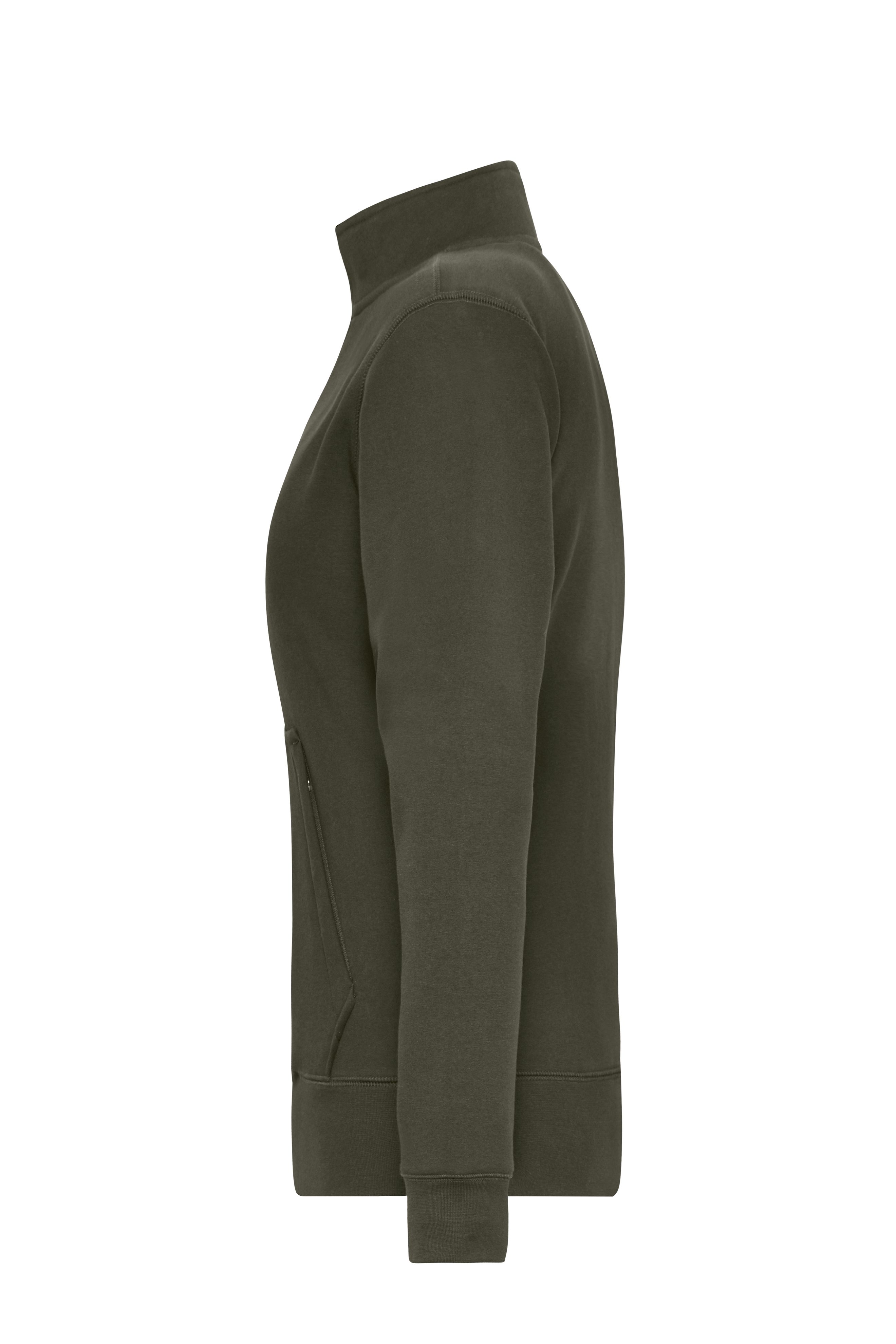 Ladies' Doubleface Work Jacket -  SOLID - JN1809 Funktionelle Jacke mit Stehkragen und Kängurutasche