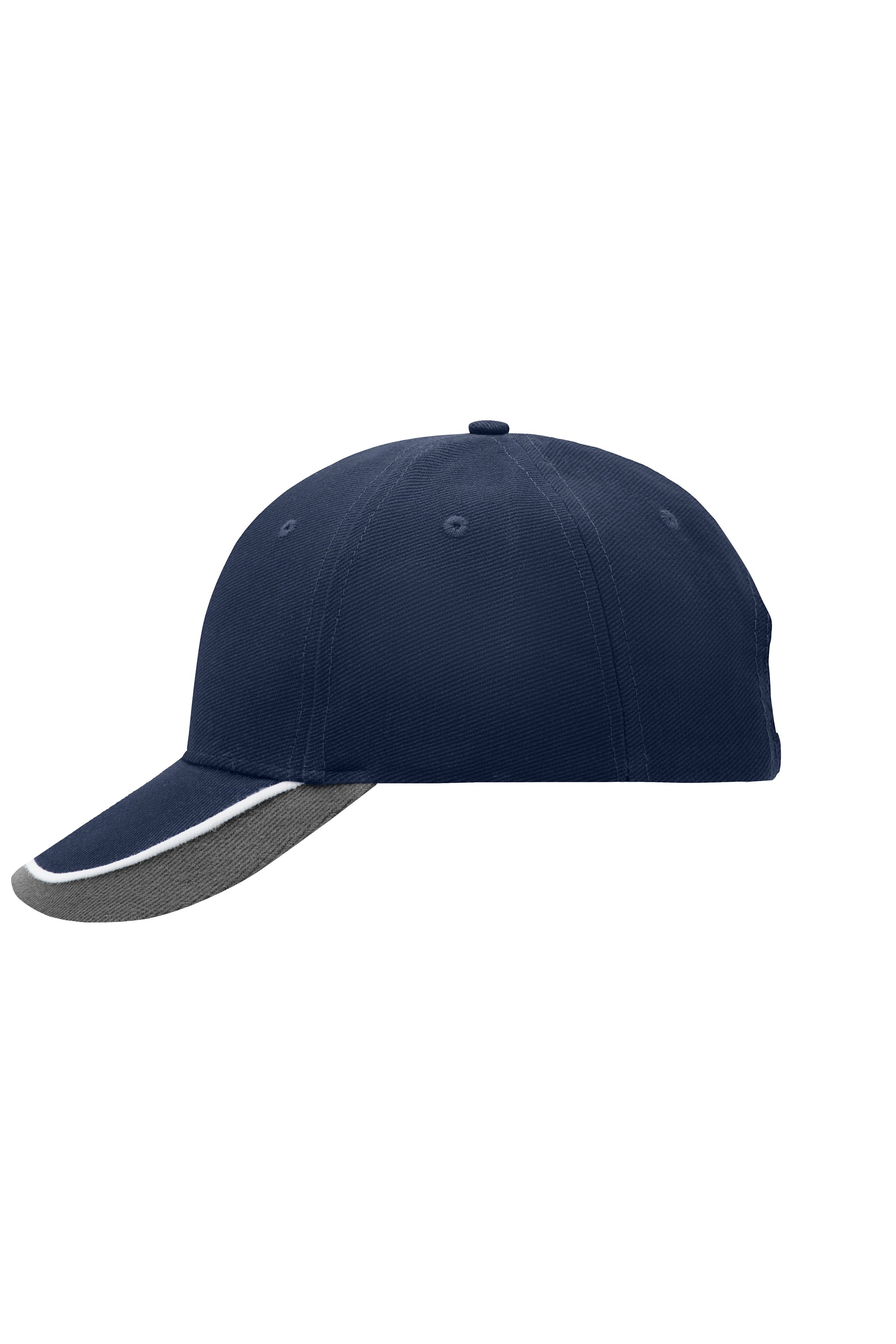 Half-Pipe Sandwich Cap MB049 6 Panel Cap mit extravaganter, dreifarbiger Sandwich-Lösung