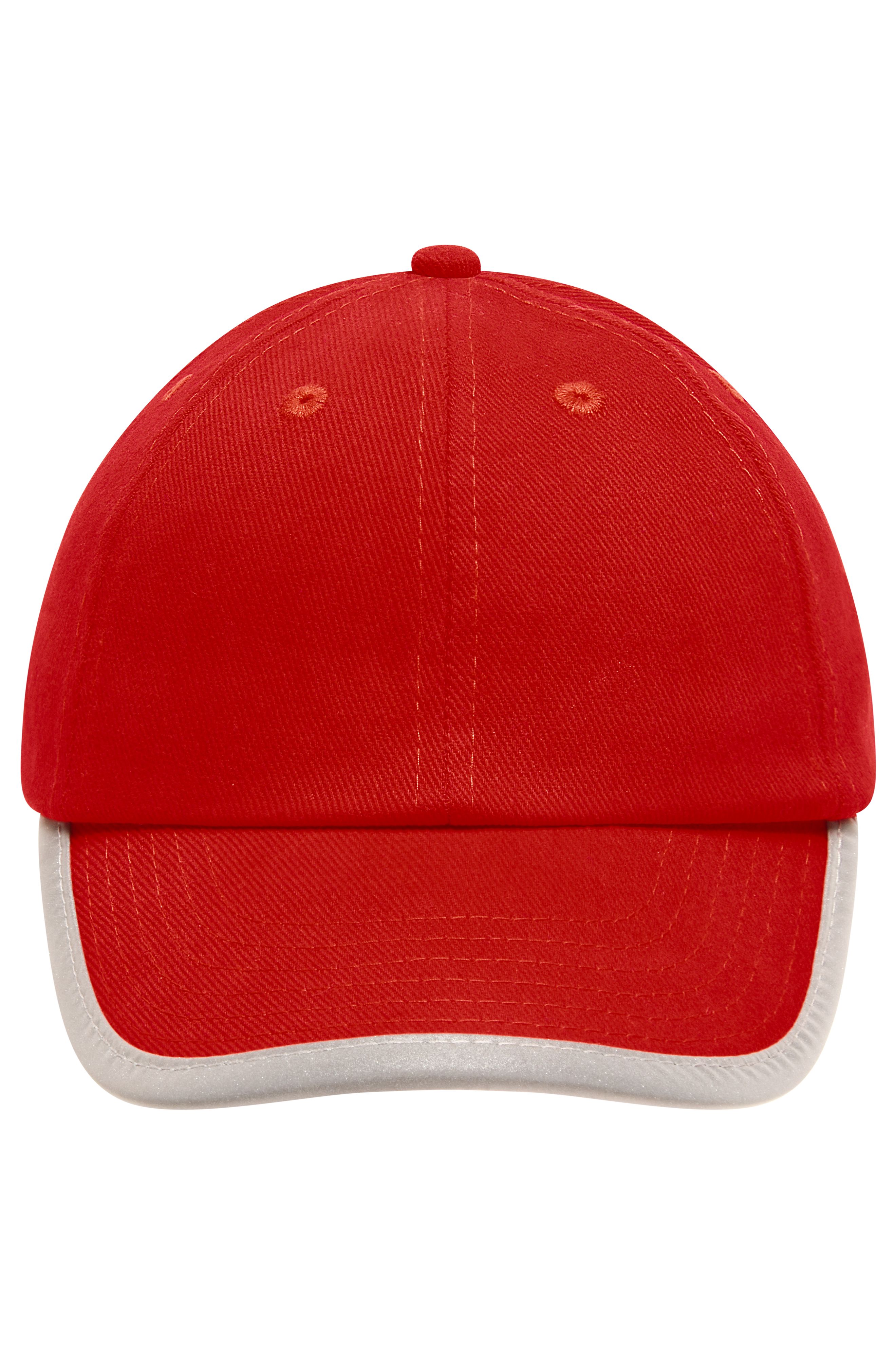 Security Cap for Kids MB6193 Originelles 6 Panel Cap mit reflektierender Schildeinfassung ( ohne Schutzfunktion/keine PSA )