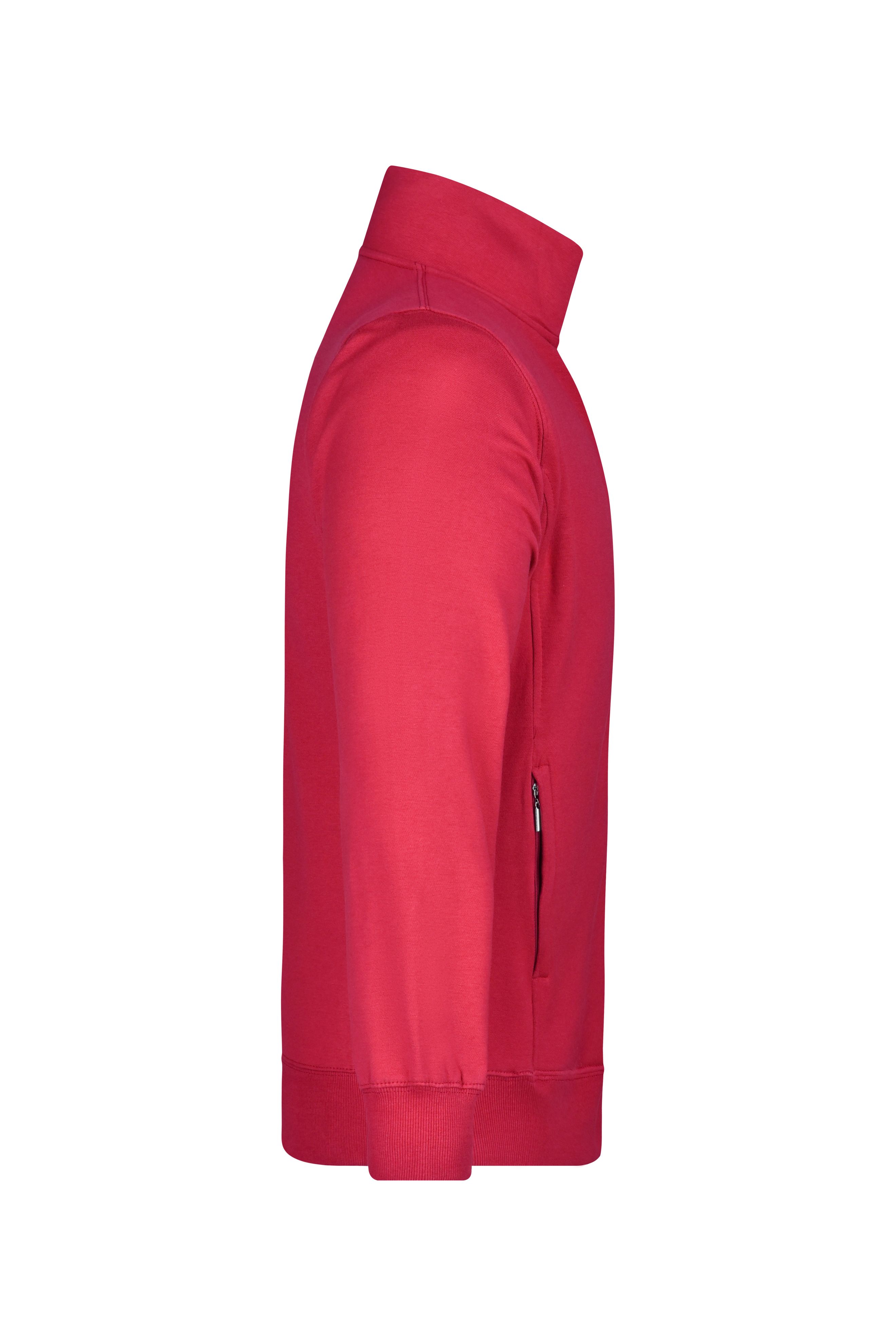 Men's  Jacket JN046 Sweat-Jacke aus formbeständiger Sweat-Qualität