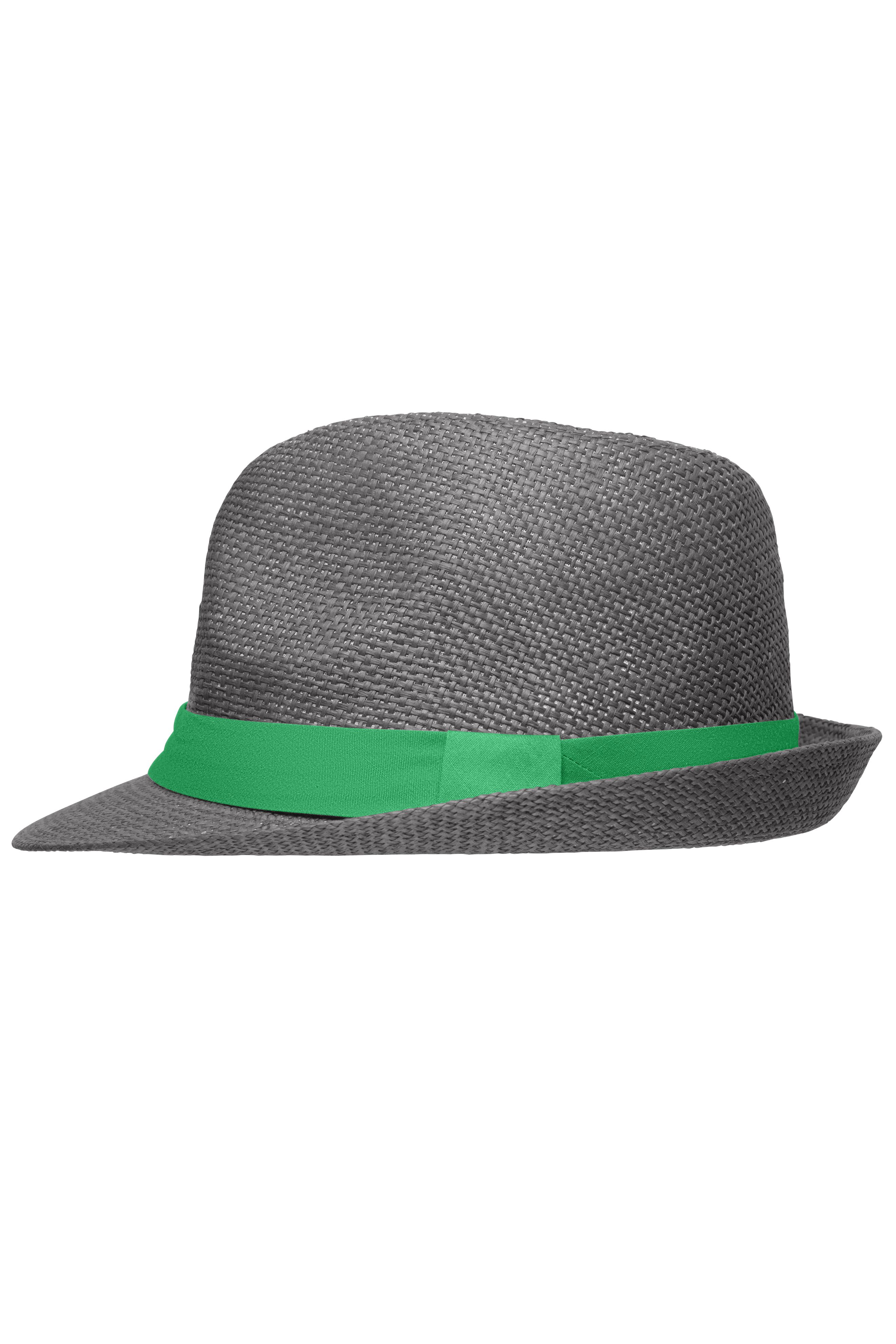 Street Style MB6564 Stylisher, sommerlicher Streetwear Hut mit breitem kontrastfarbigem Band