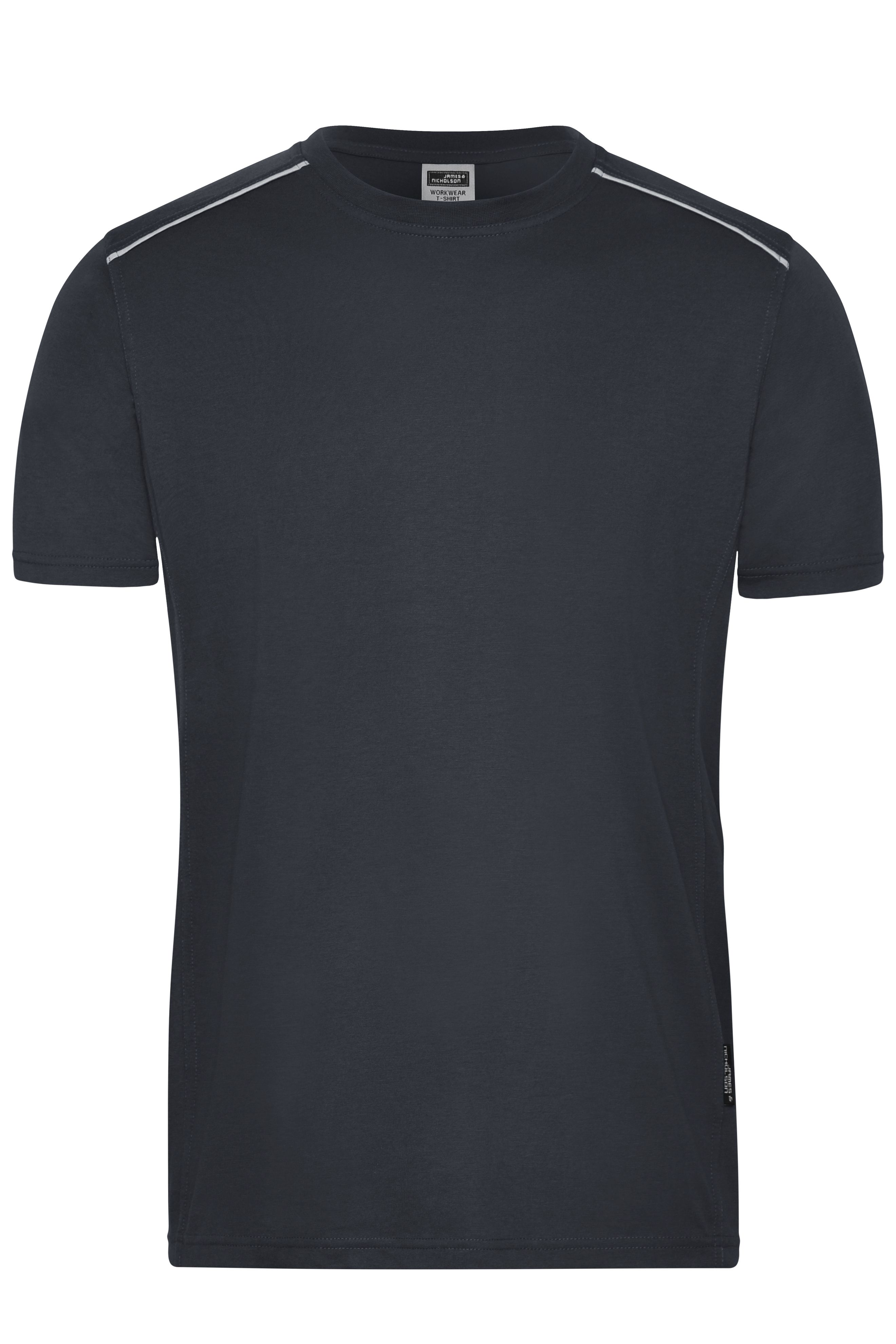Men's Workwear T-Shirt - SOLID - JN890 Strapazierfähiges und pflegeleichtes T-shirt mit Kontrastpaspel