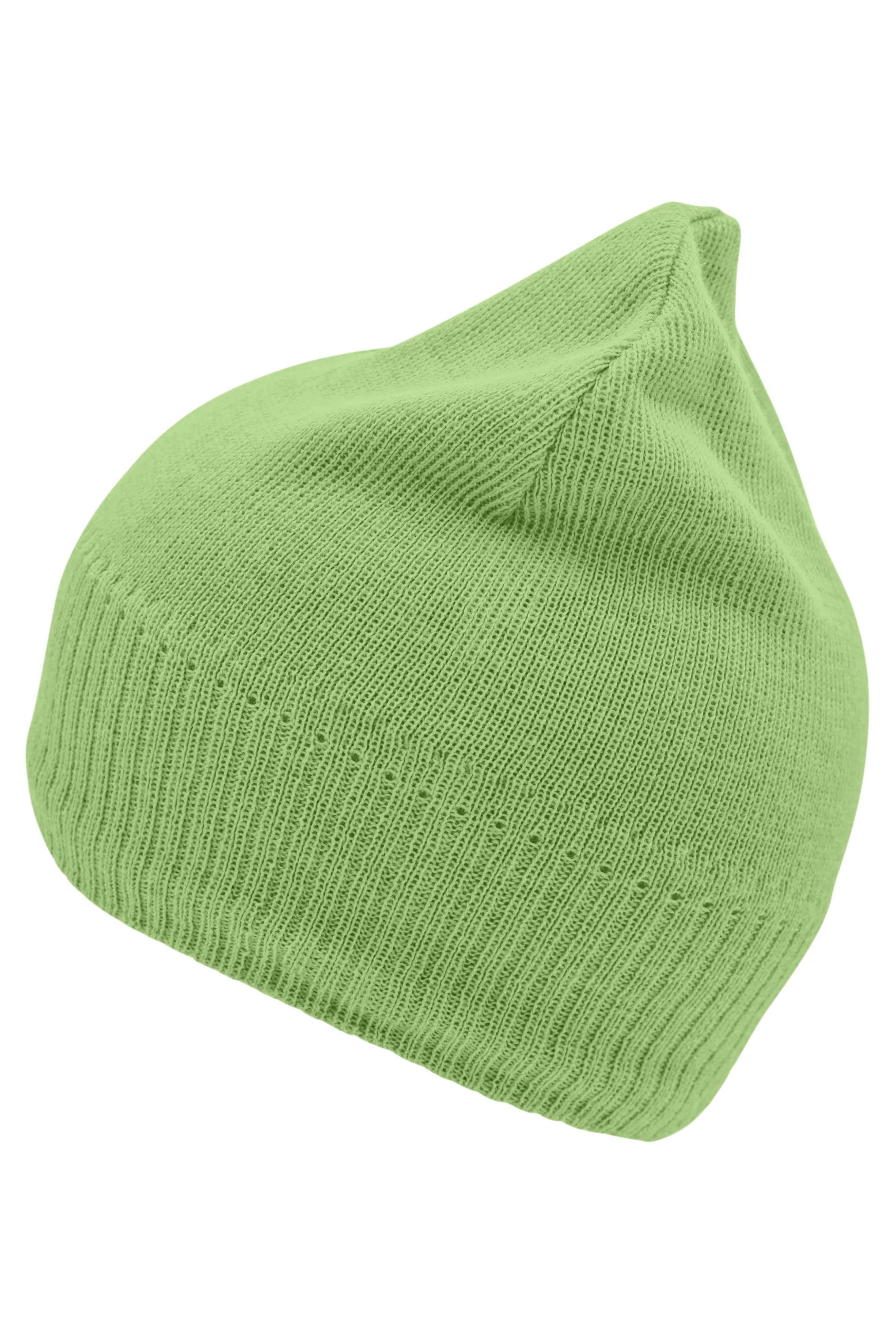 Knitted Beanie with Fleece Inset MB7925 Strickmütze mit Fleece Einsatz im Stirnbereich