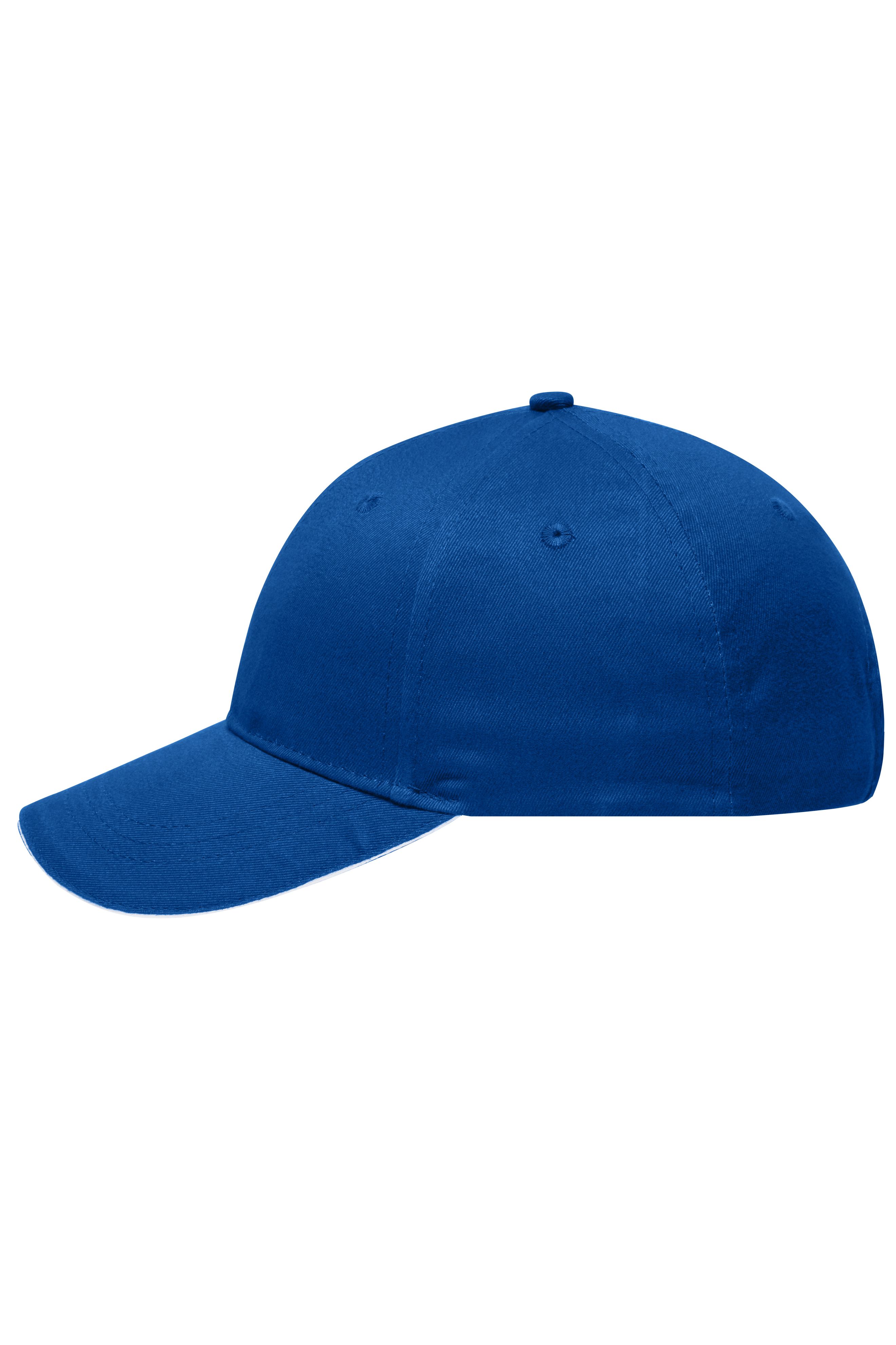 6 Panel Brushed Sandwich Cap MB6212 6 Panel Sandwich Cap mit gebürsteter Oberfläche