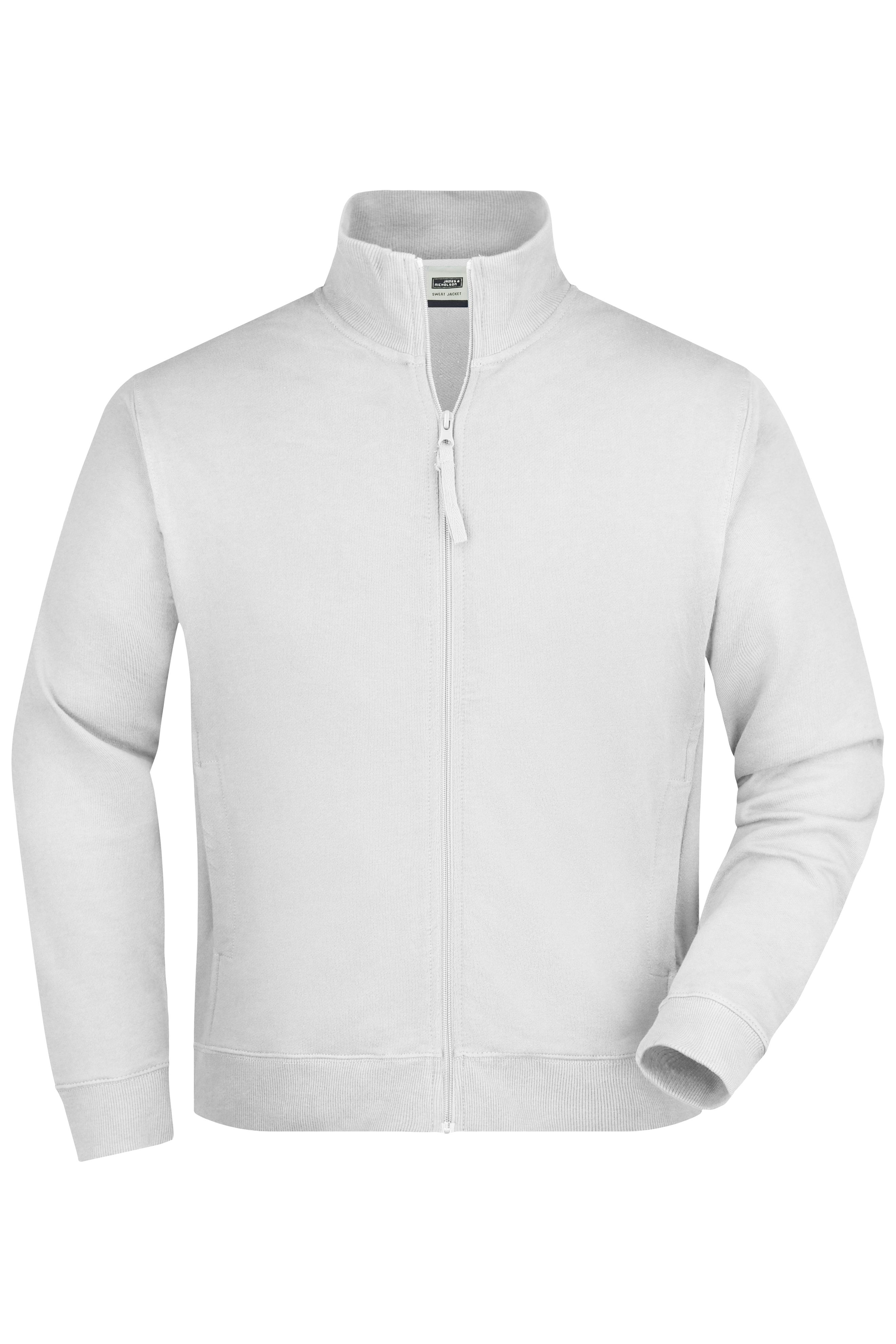 Sweat Jacket JN058 Klassische Sweatjacke aus French-Terry