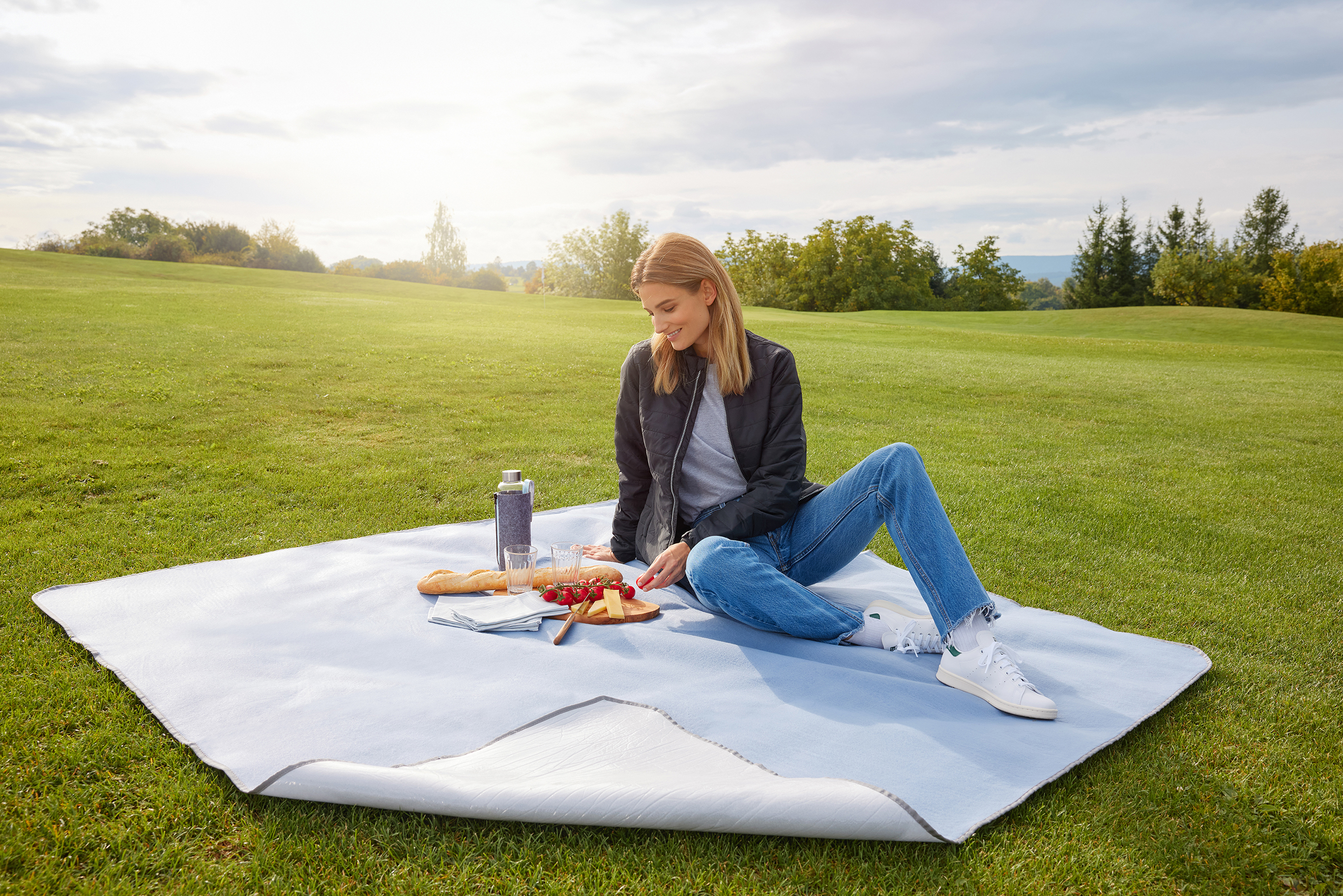 Picnic Blanket XL JN1906 XL Picknickdecke mit separatem Tragegurt
