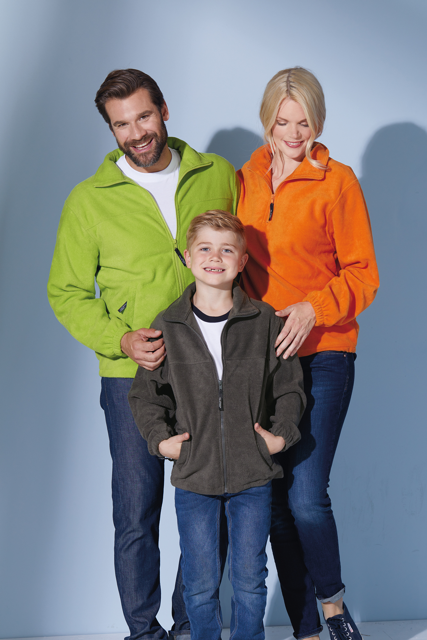 Full-Zip Fleece JN044 Jacke in schwerer Fleece-Qualität