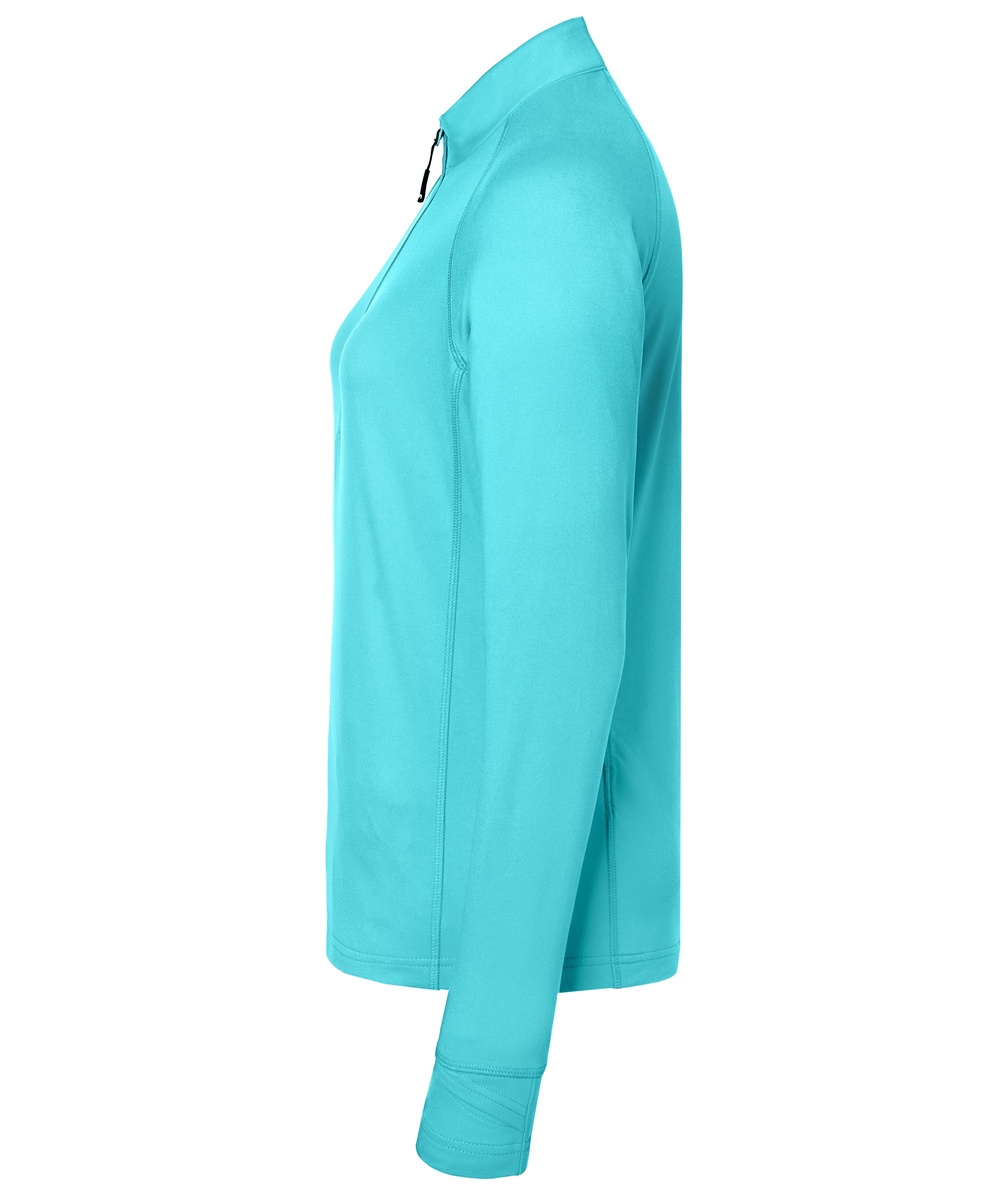 Ladies' Sports  Shirt Half-Zip JN787 Langarm-Shirt mit Reißverschluss für Sport und Freizeit