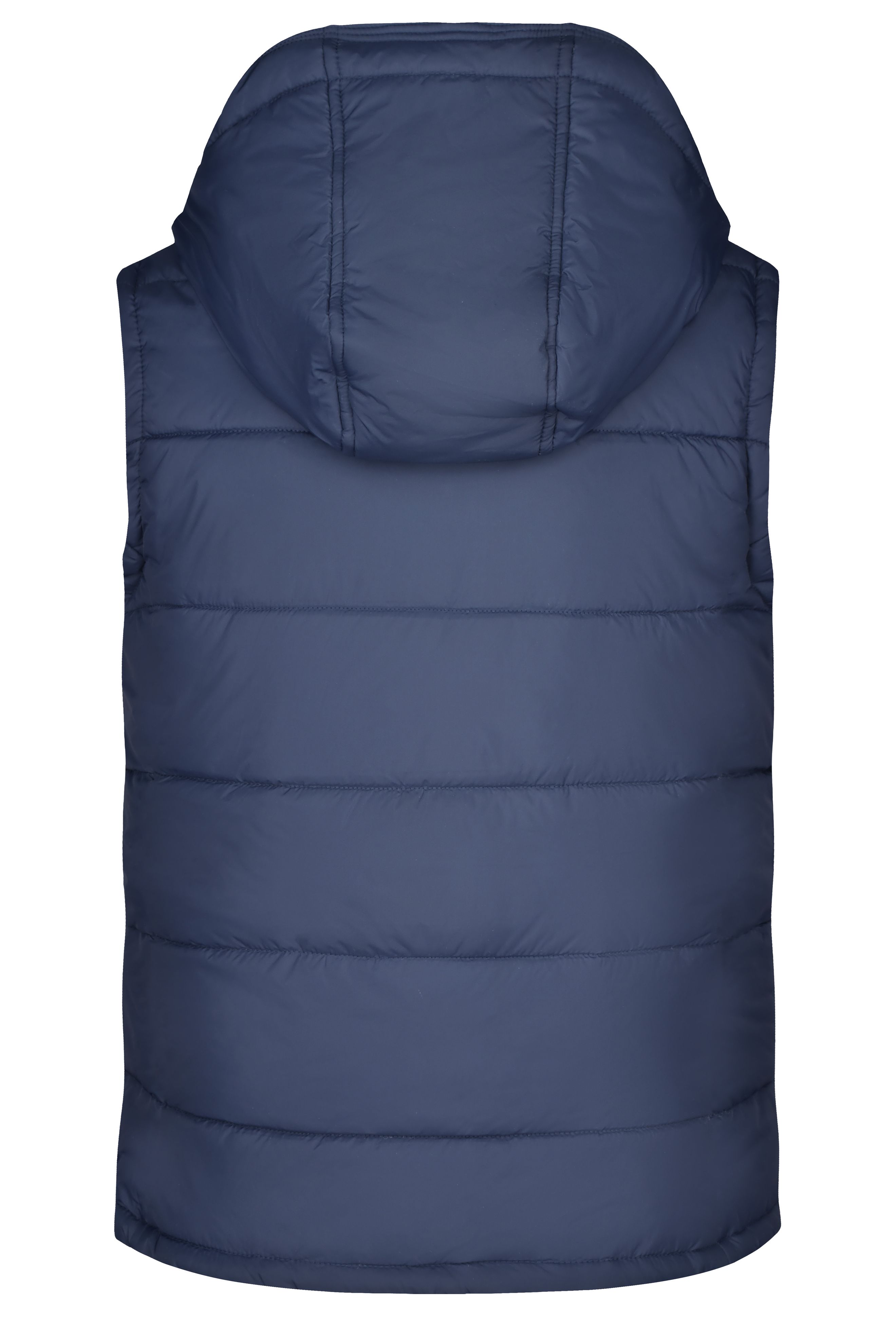 Men's Padded Vest JN1004 Modische Steppweste mit abnehmbarer Kapuze