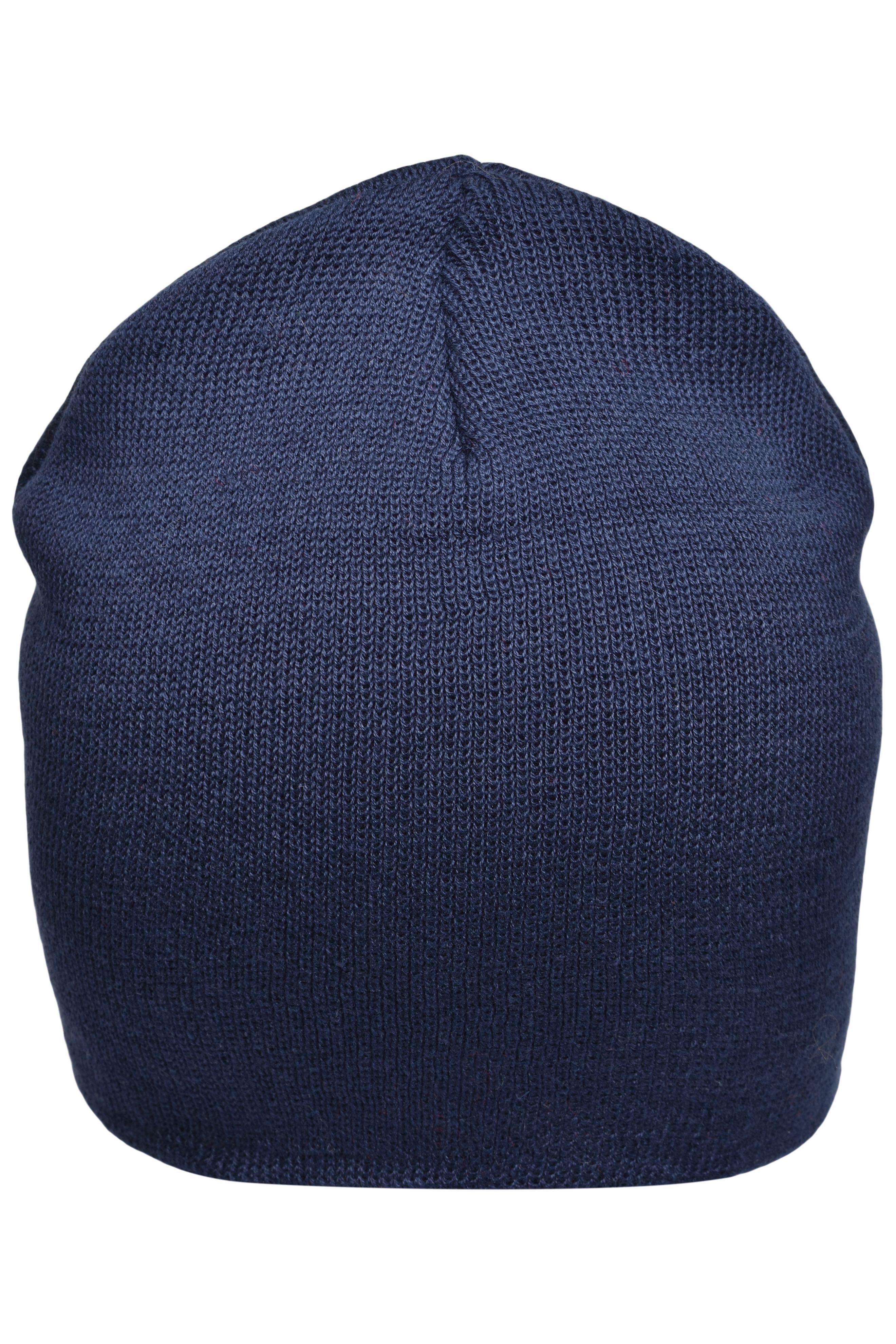 Cotton Beanie MB7926 Enganliegende Strickmütze ohne Umschlag