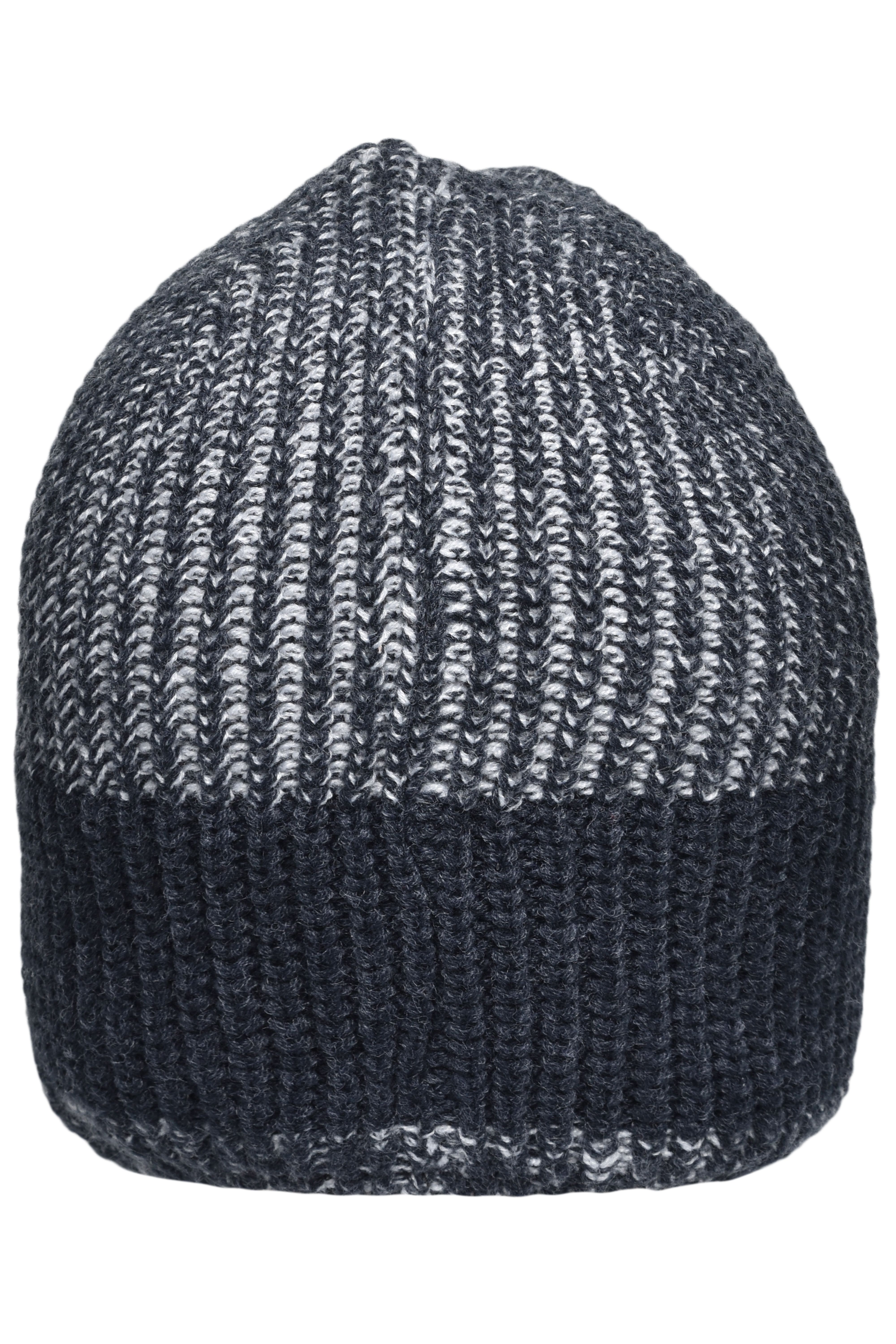Urban Knitted Hat MB7993 Melierte Strickmütze in modischem Ripp-Design