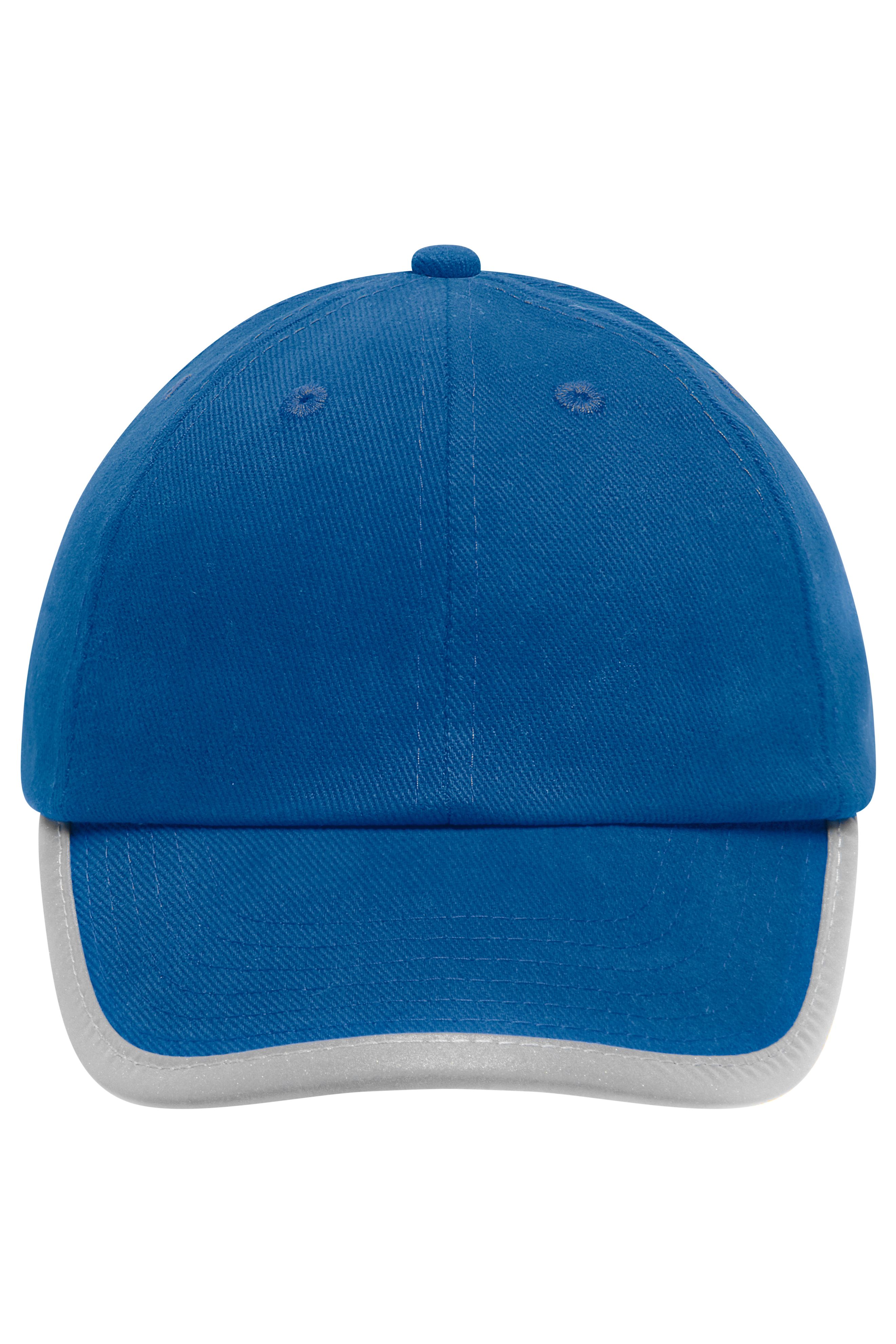 Security Cap for Kids MB6193 Originelles 6 Panel Cap mit reflektierender Schildeinfassung ( ohne Schutzfunktion/keine PSA )