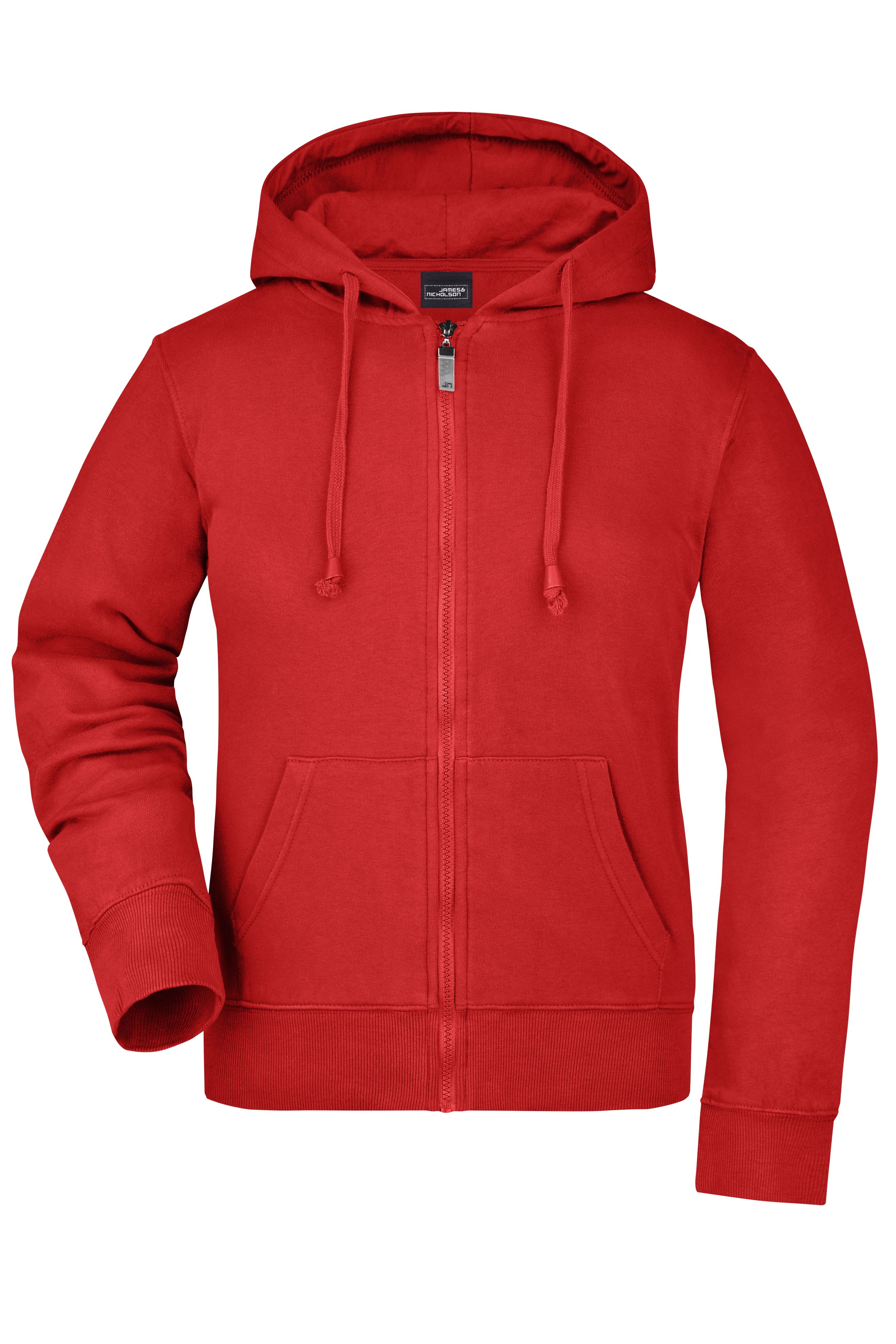 Ladies' Hooded Jacket JN053 Kapuzen-Jacke aus formbeständiger Sweat-Qualität
