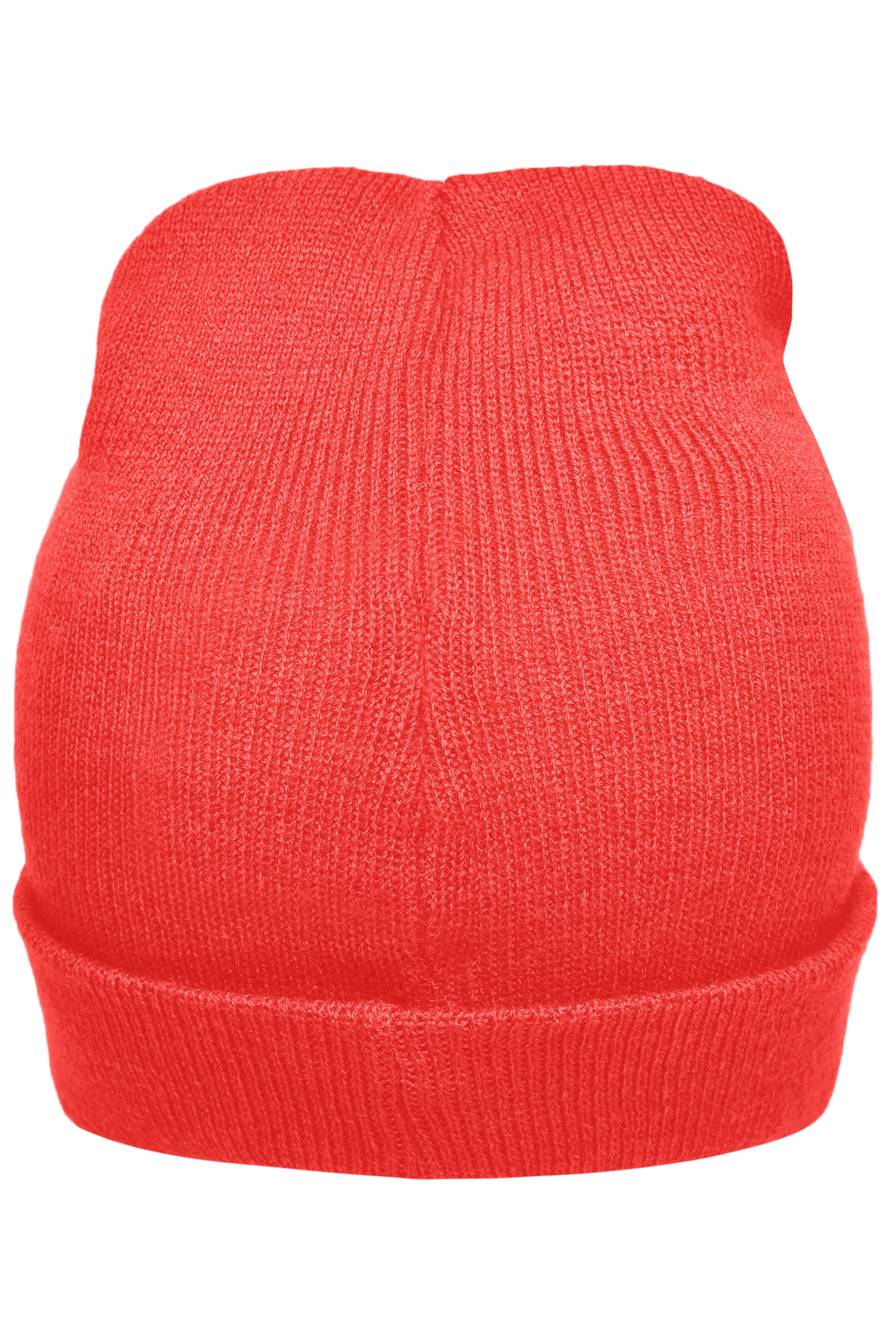 Knitted Promotion Beanie MB7112 Sehr leichte Promotion Strickmütze mit Umschlag